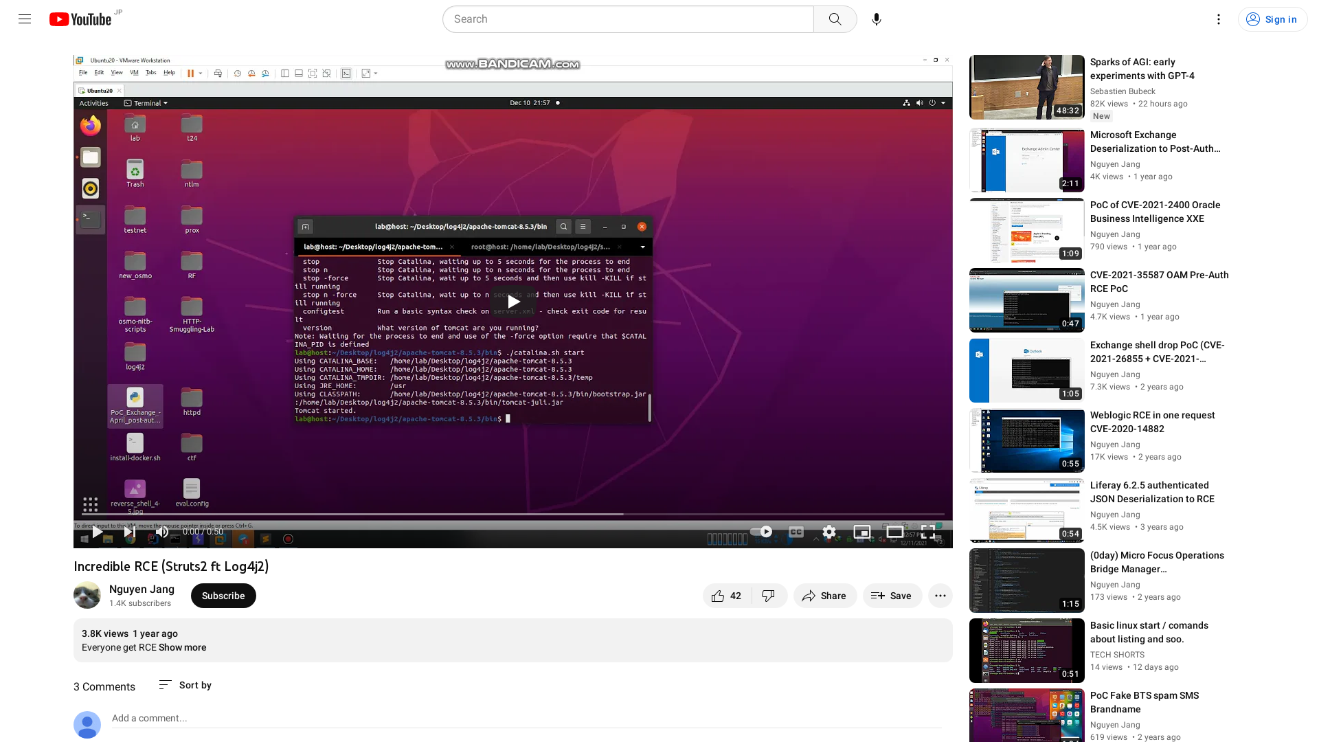Incredible RCE (Struts2 ft Log4j2) - YouTube