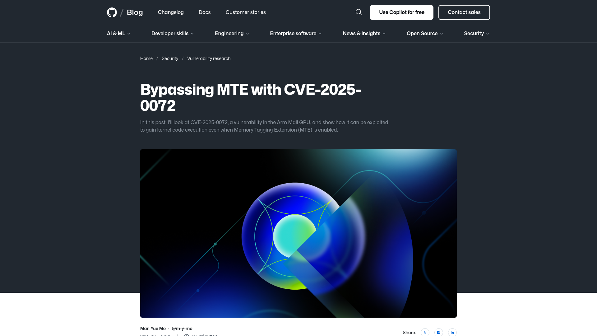 Bypassing MTE with CVE-2025-0072 - The GitHub Blog