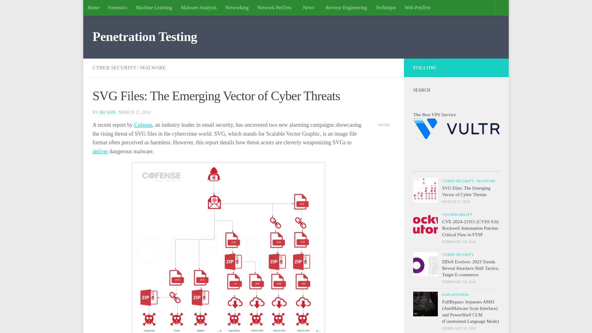 SVG Files: The Emerging Vector of Cyber Threats