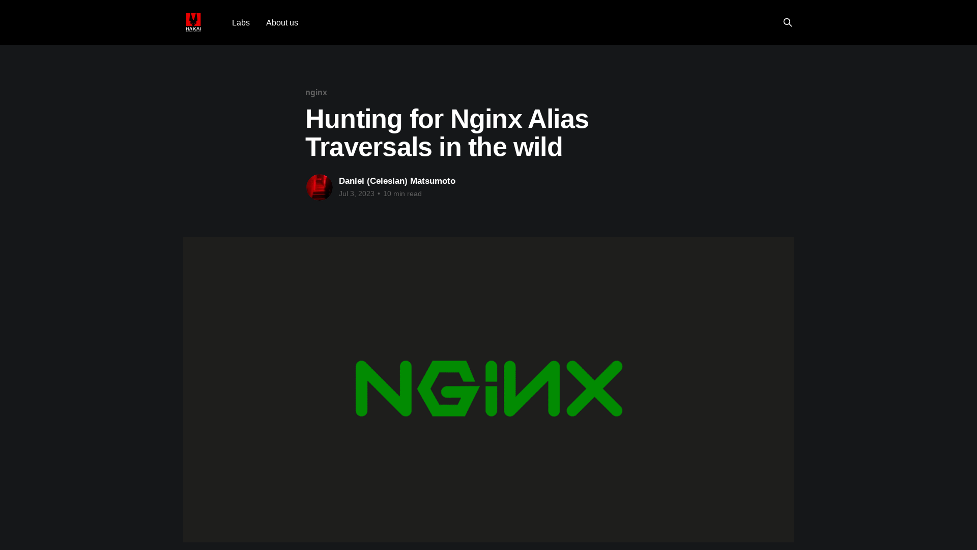 Hunting for Nginx Alias Traversals in the wild