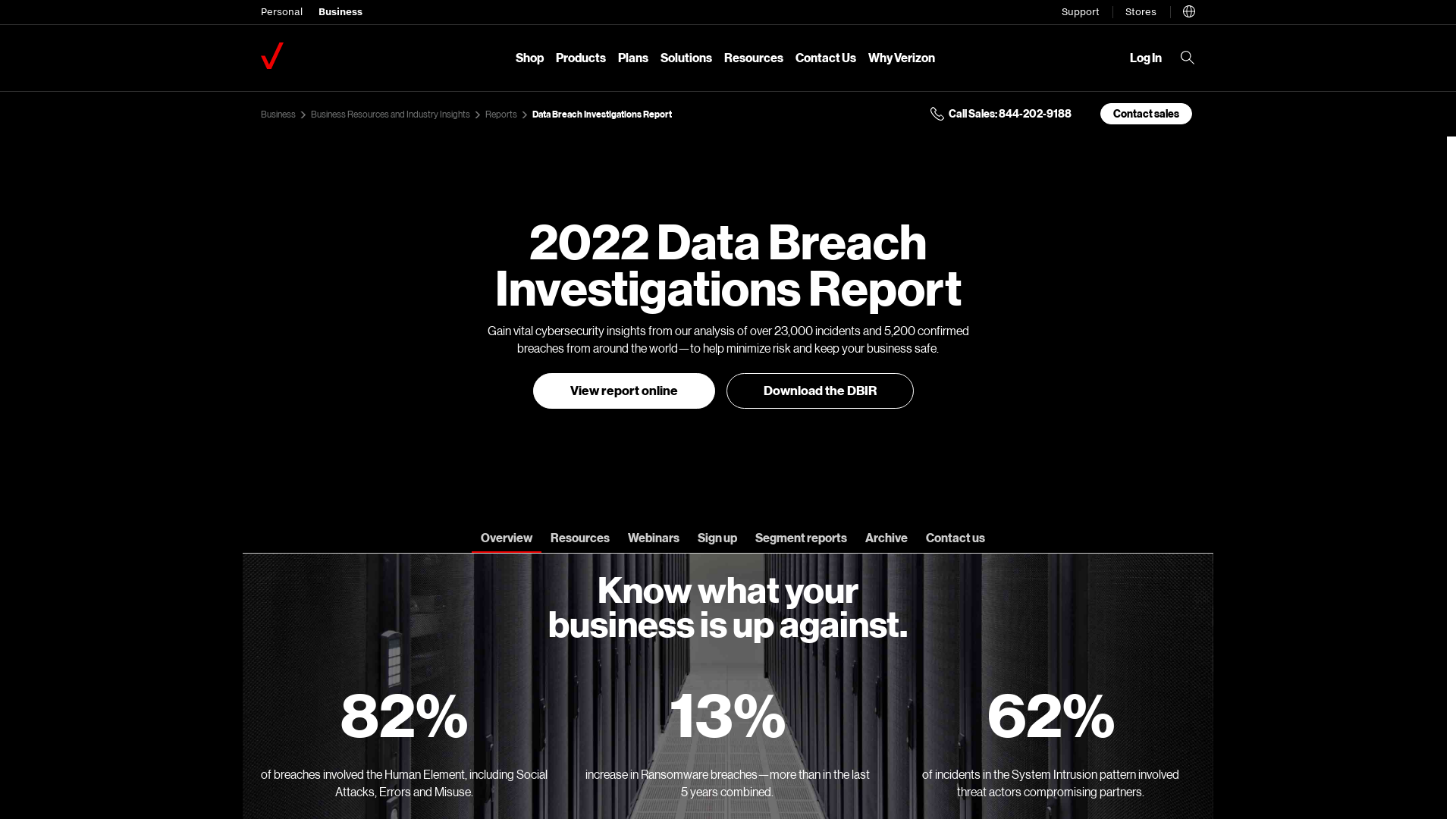 2022 Data Breach Investigations Report | Verizon