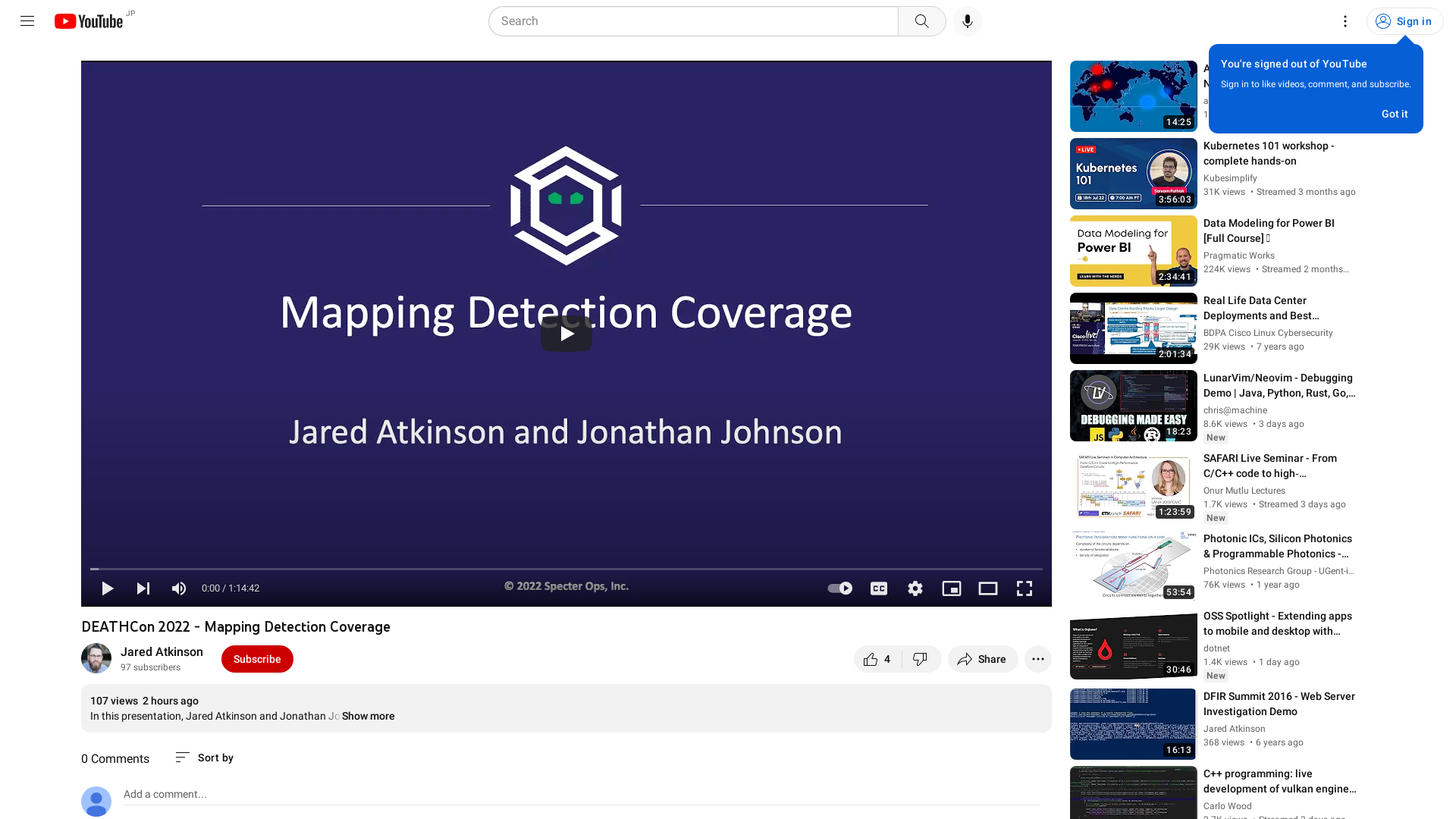DEATHCon 2022 - Mapping Detection Coverage - YouTube
