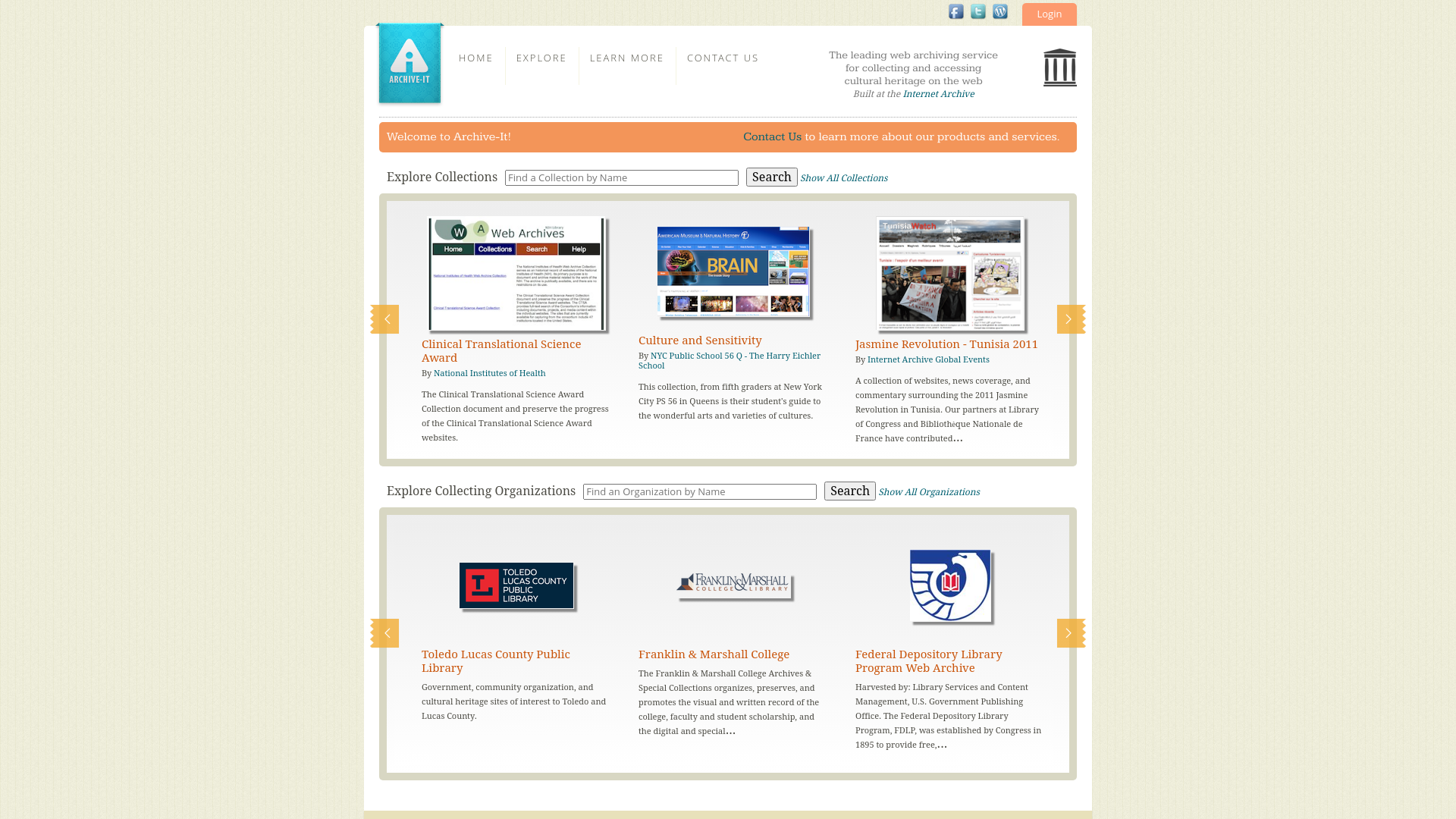 Archive-It - Web Archiving Services for Libraries and Archives