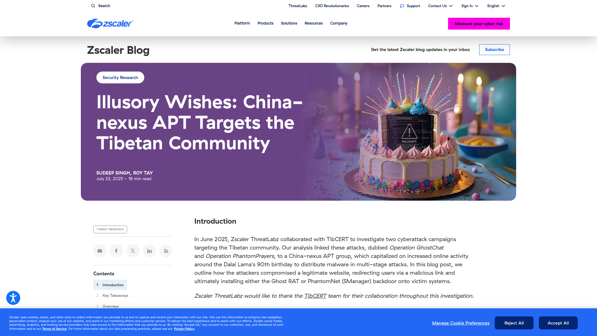 China-nexus APT Targets the Tibetan Community | ThreatLabz