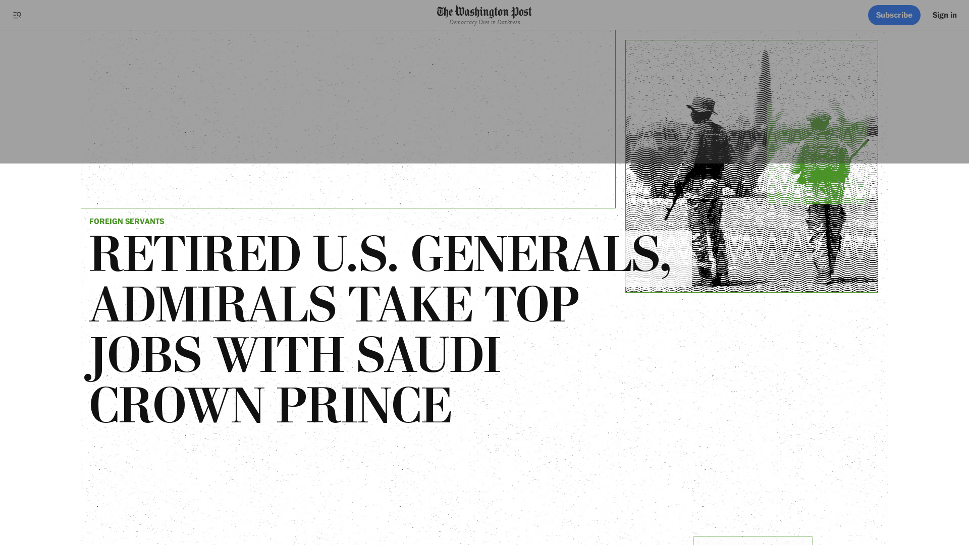 U.S. fought to keep veterans' jobs with foreign governments secret - Washington Post