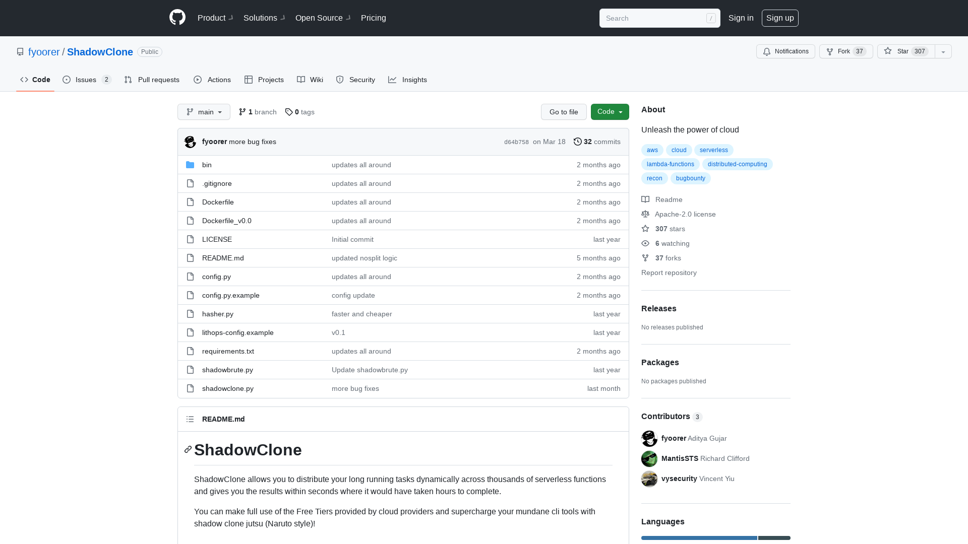 GitHub - fyoorer/ShadowClone: Unleash the power of cloud