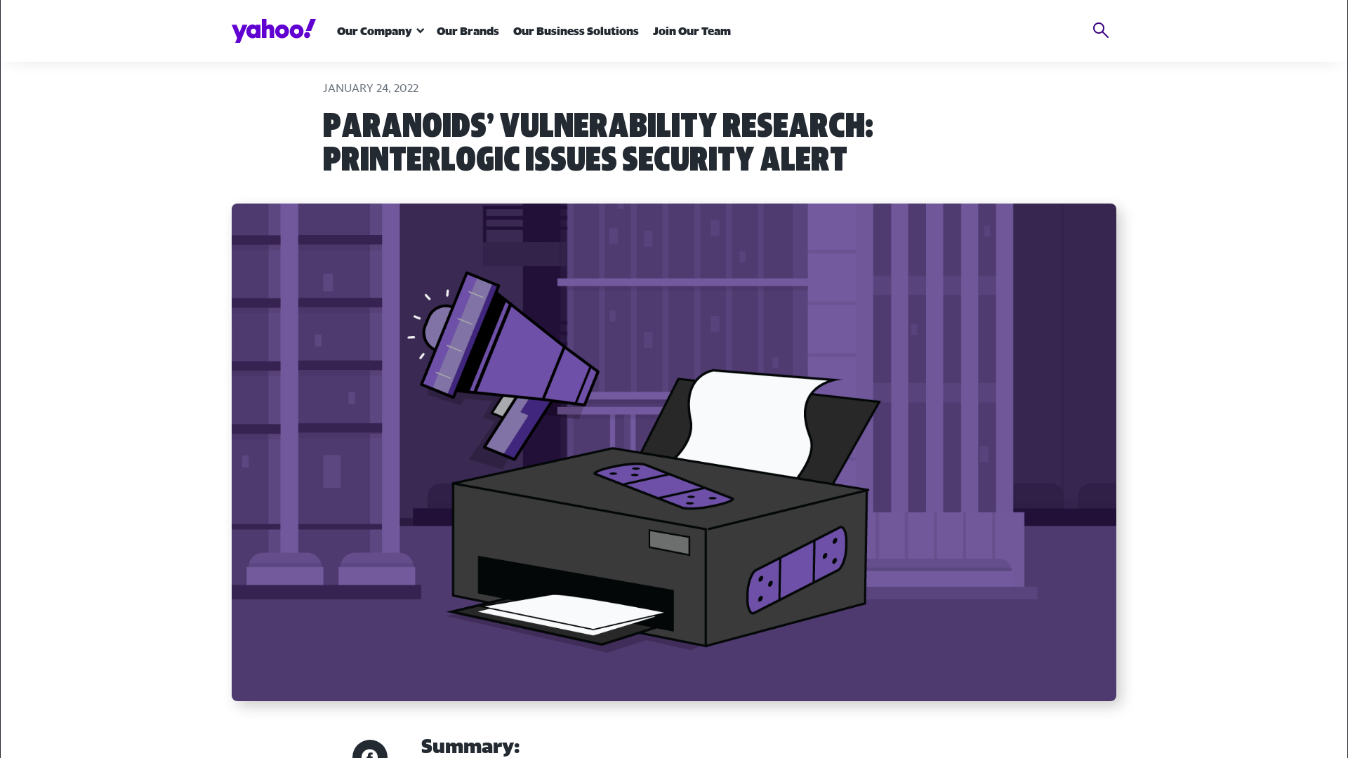 Paranoids’ Vulnerability Research: PrinterLogic Issues Security Alert | Paranoids | Yahoo Inc.
