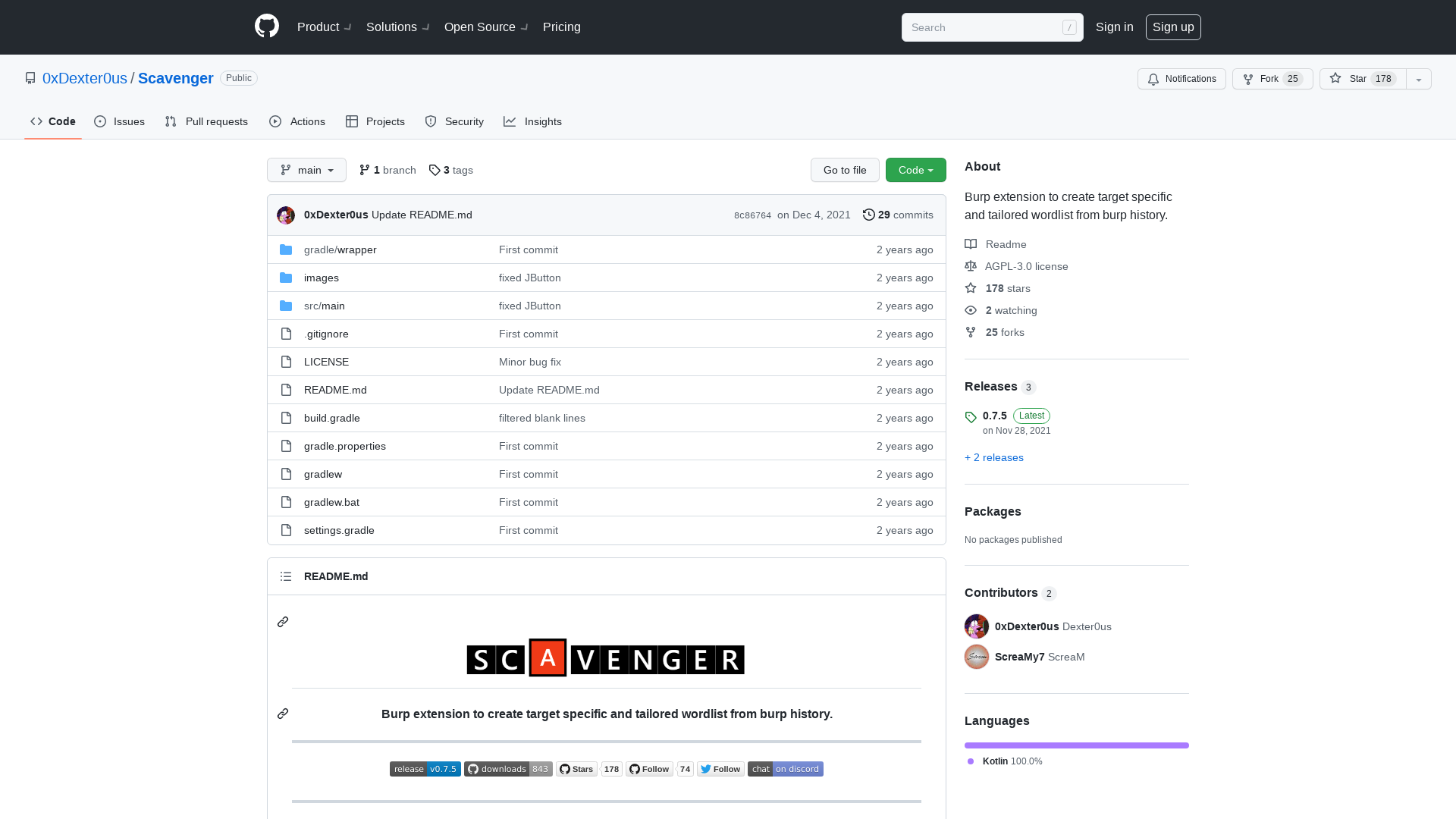 GitHub - 0xDexter0us/Scavenger: Burp extension to create target specific and tailored wordlist from burp history.