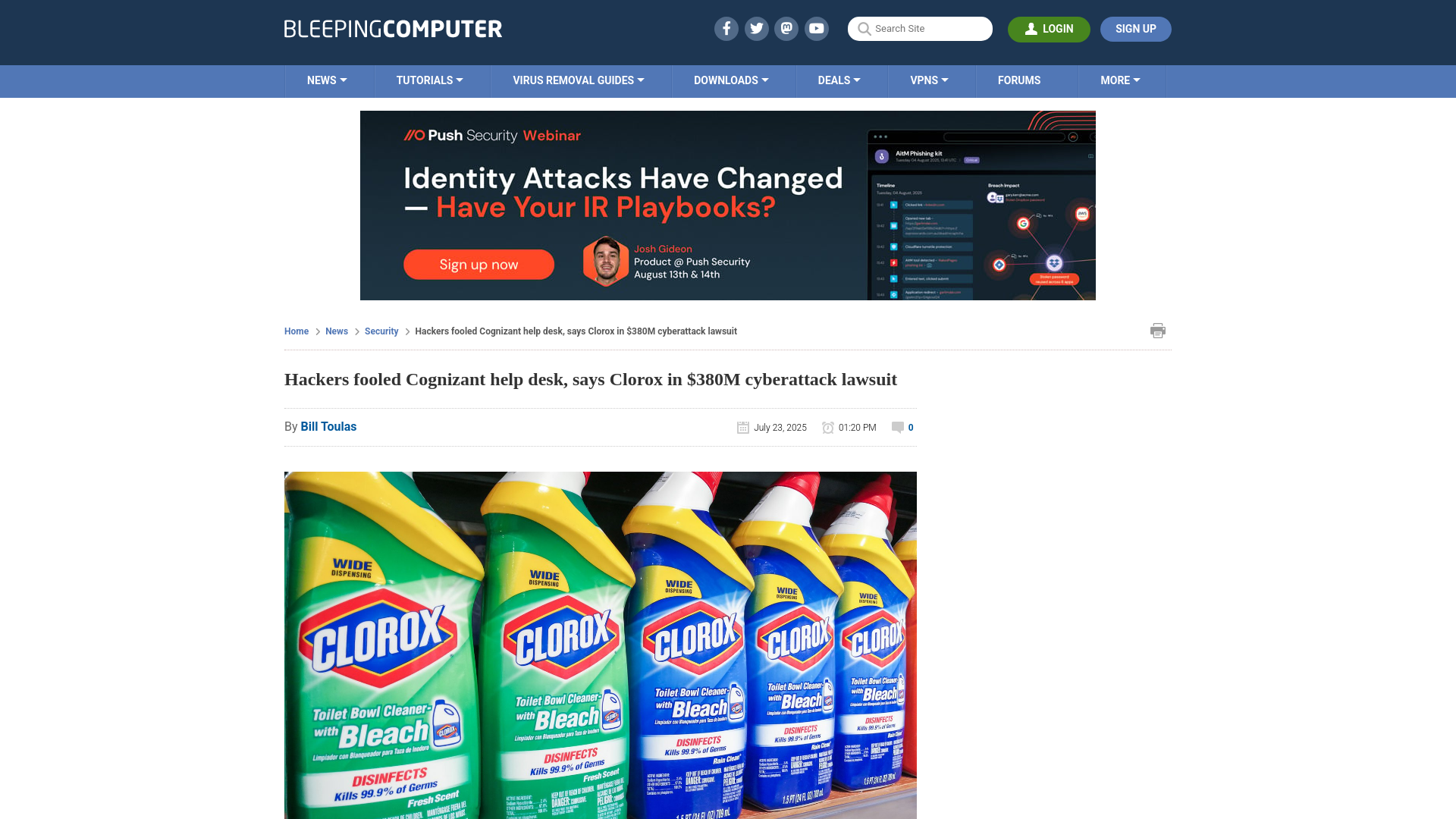 Hackers fooled Cognizant help desk, says Clorox in $380M cyberattack lawsuit