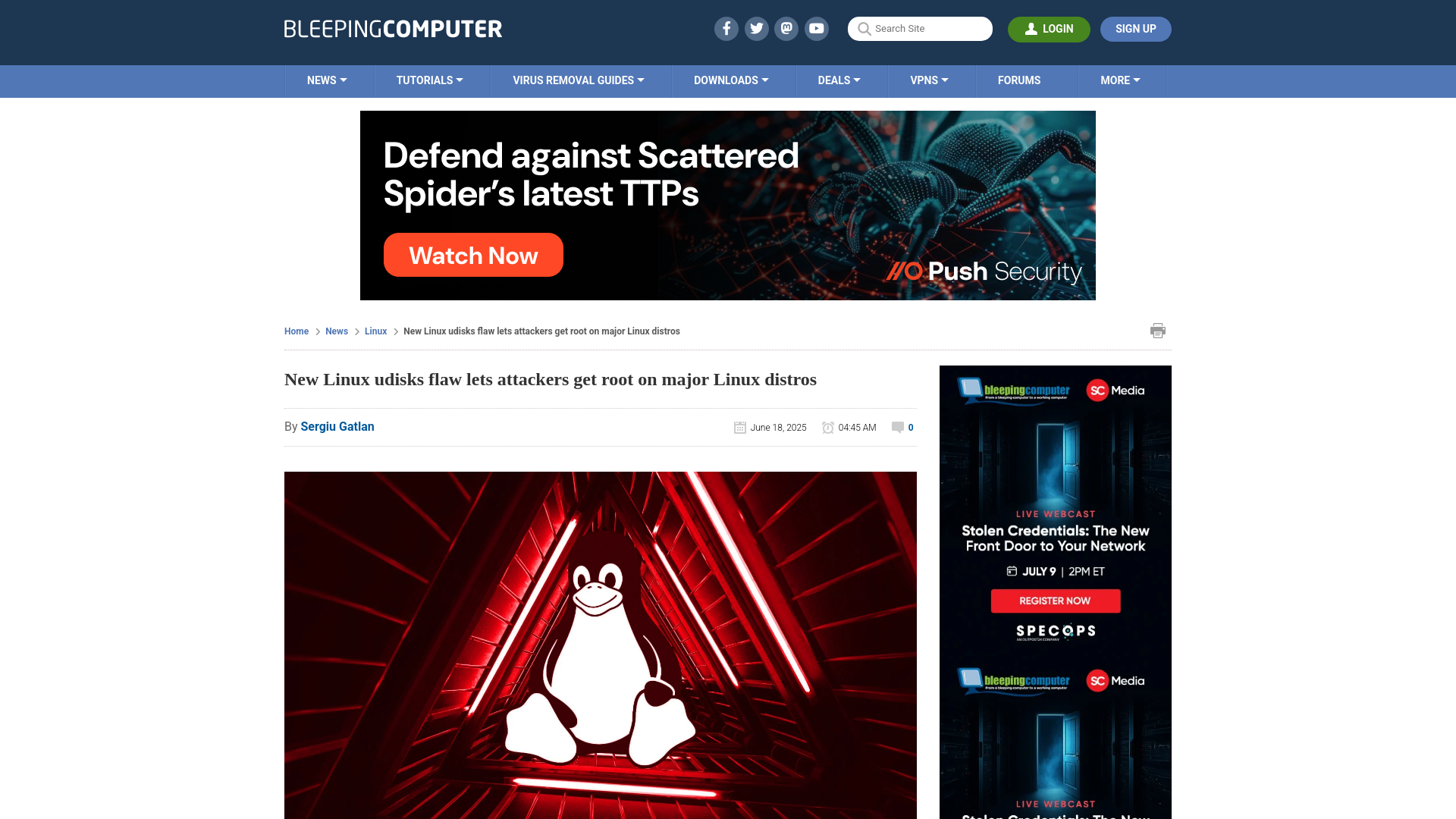 New Linux udisks flaw lets attackers get root on major Linux distros