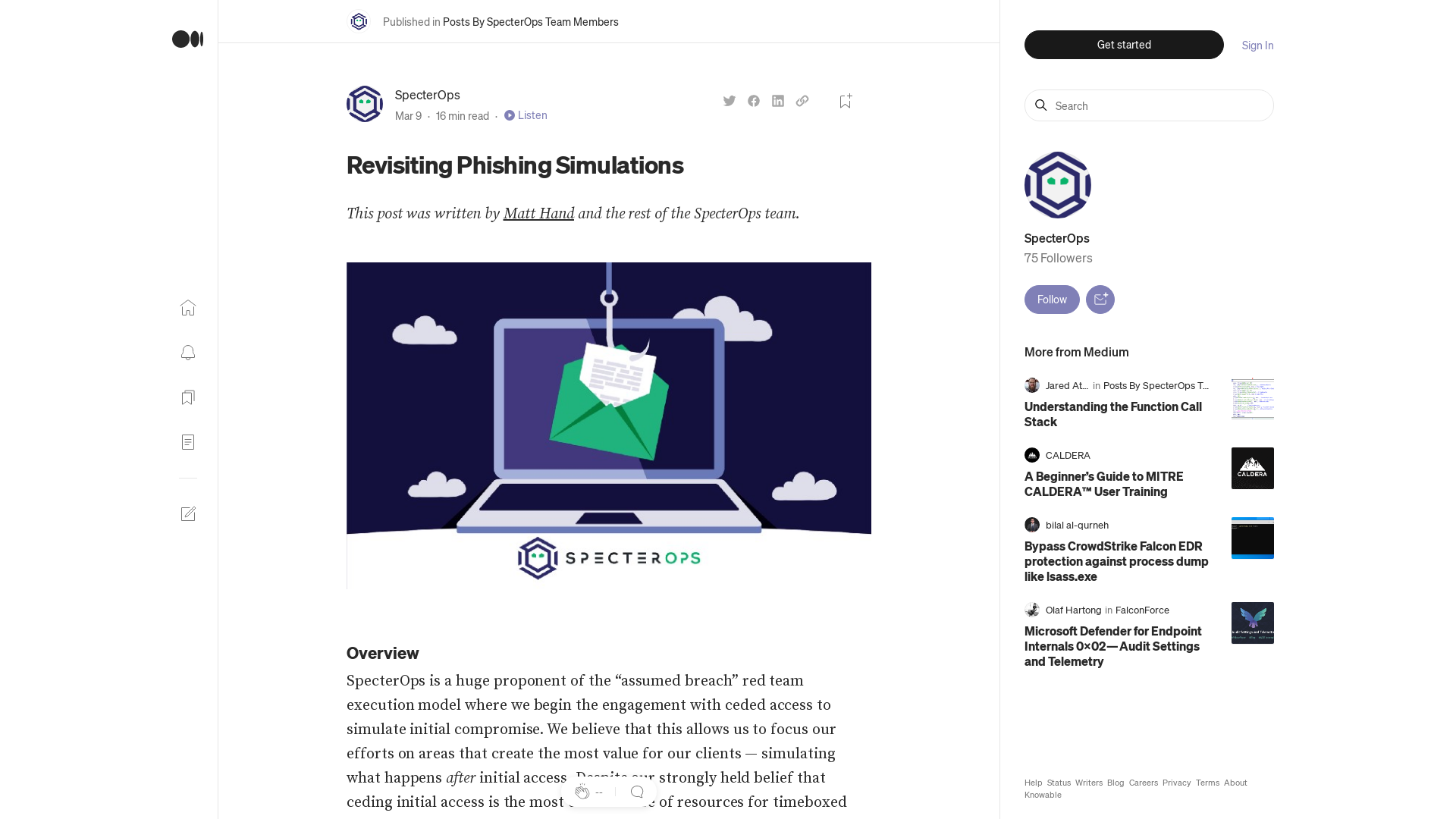 Revisiting Phishing Simulations. Rethinking the way that we approach… | by SpecterOps | Posts By SpecterOps Team Members