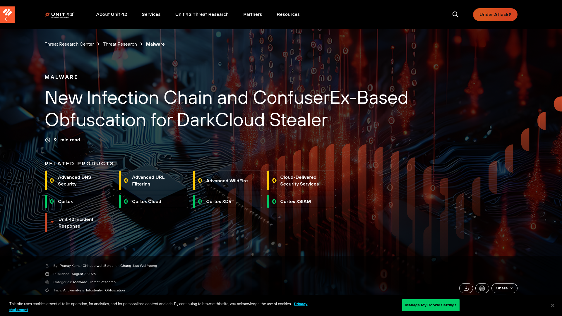 New Infection Chain and ConfuserEx-Based Obfuscation for DarkCloud Stealer