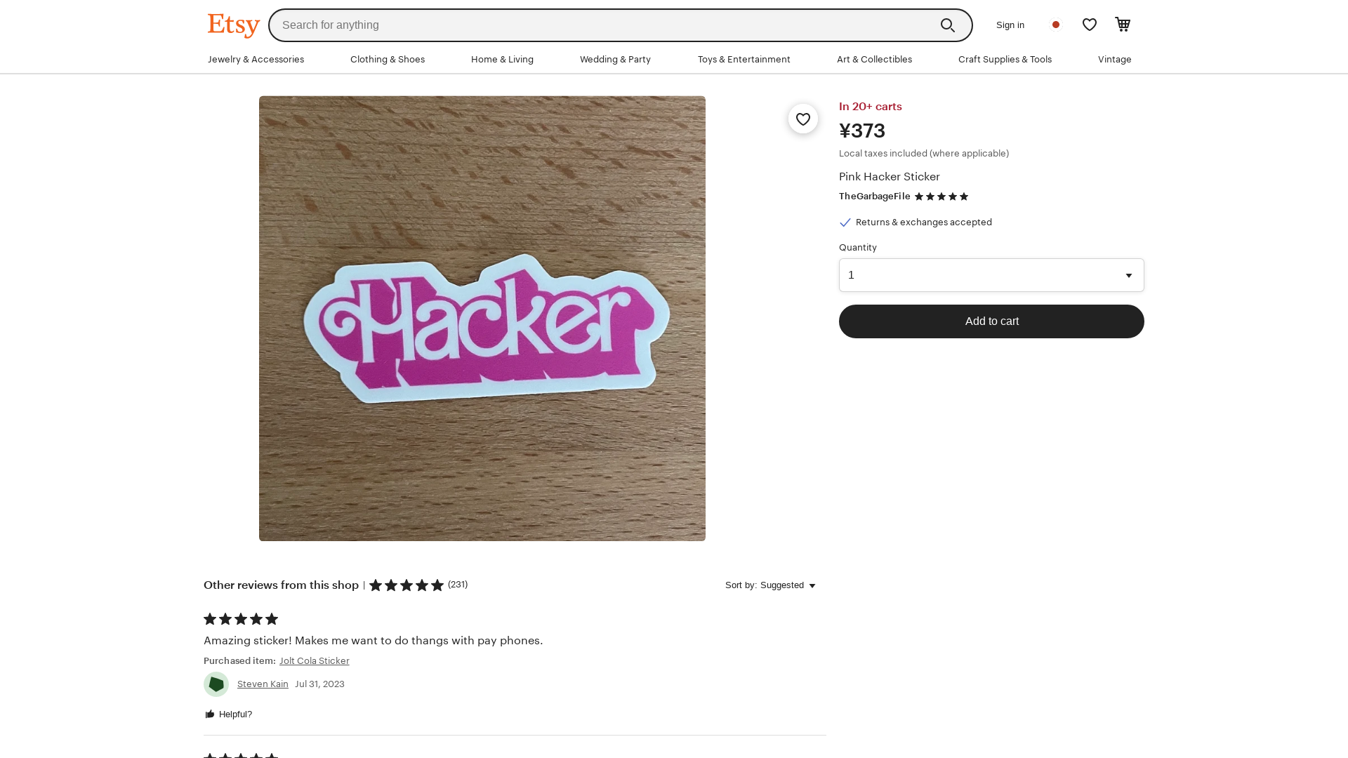 Pink Hacker Sticker - Etsy Japan