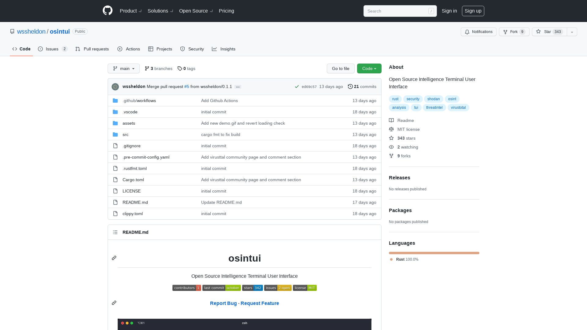 GitHub - wssheldon/osintui: Open Source Intelligence Terminal User Interface