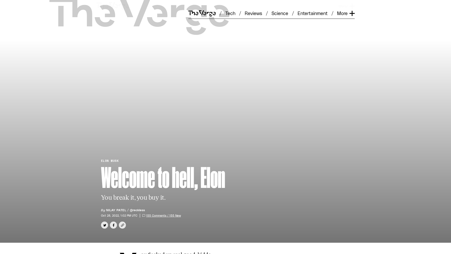Welcome to hell, Elon - The Verge