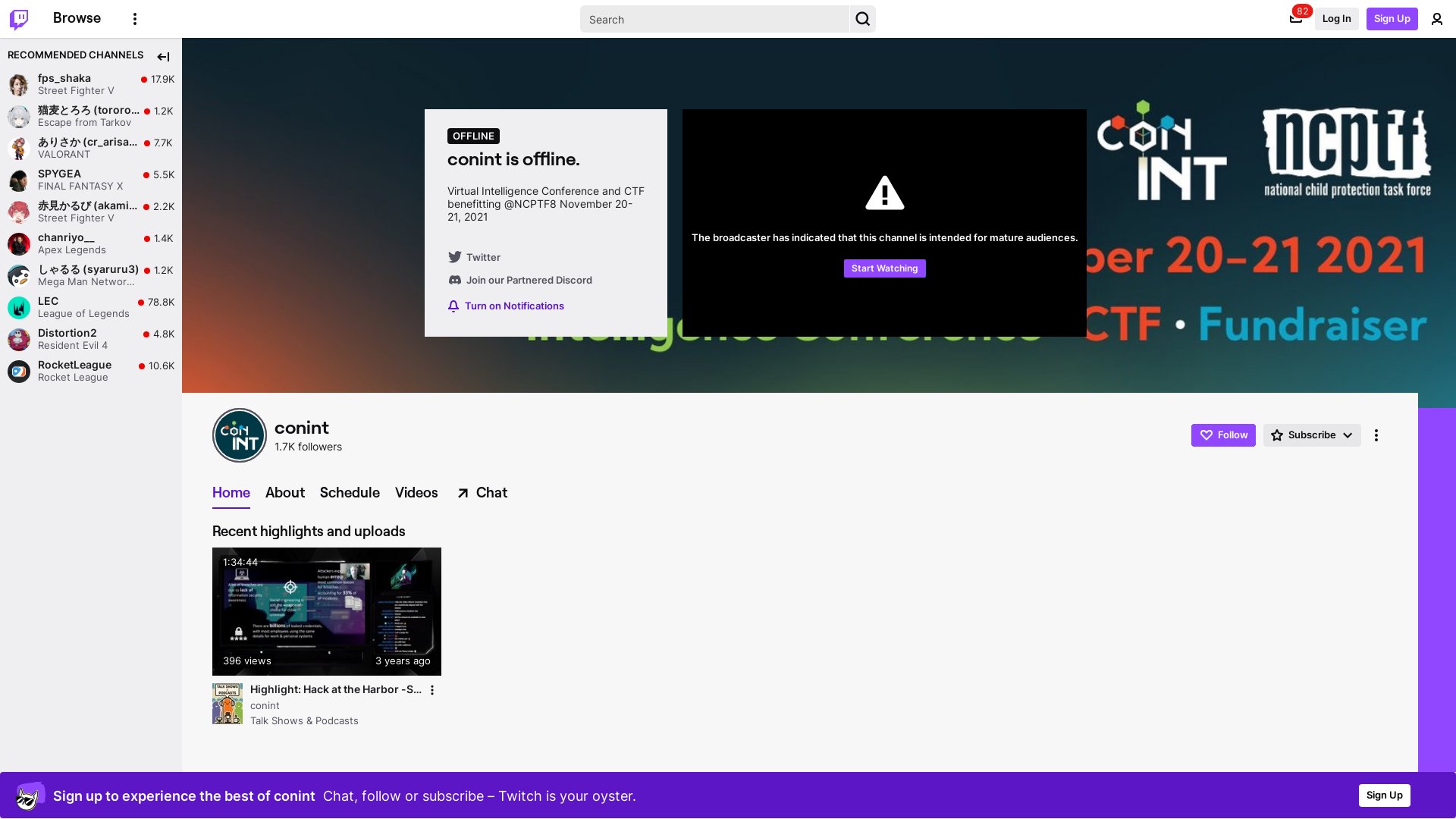 conint - Twitch