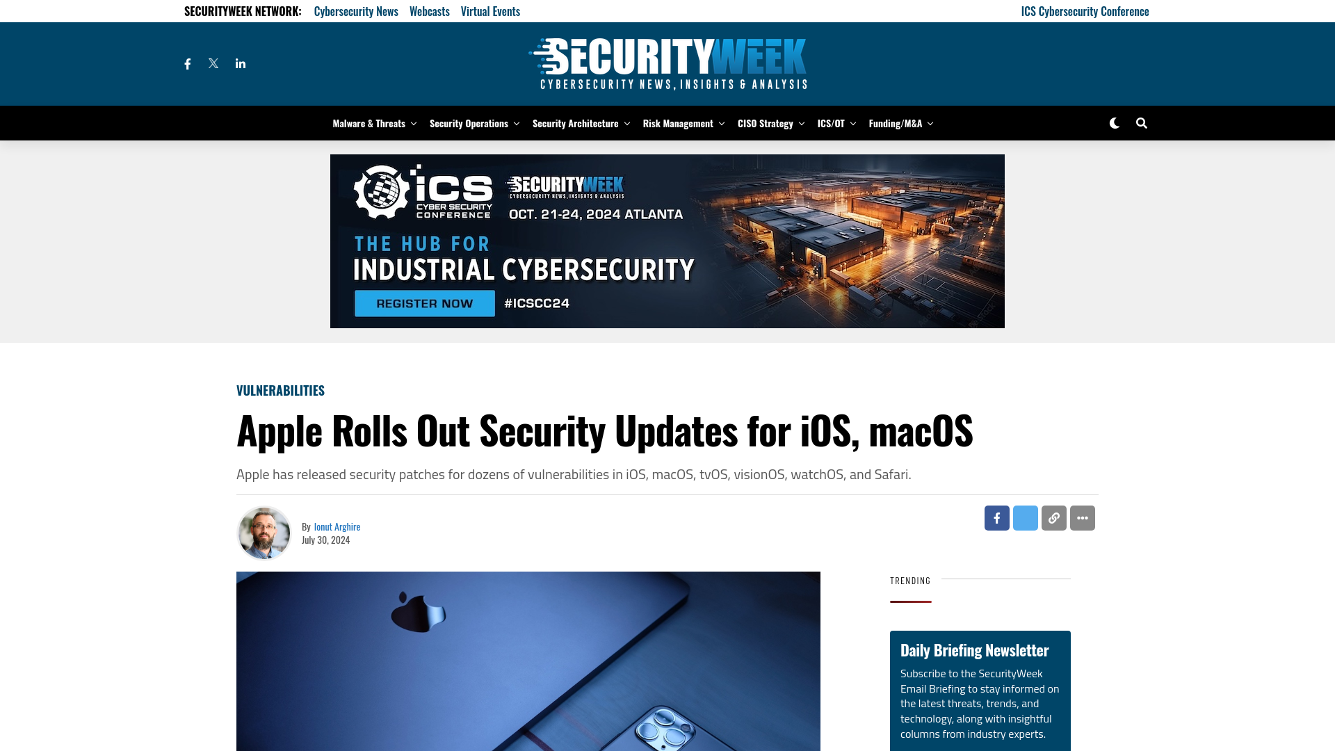 Apple Rolls Out Security Updates for iOS, macOS - SecurityWeek