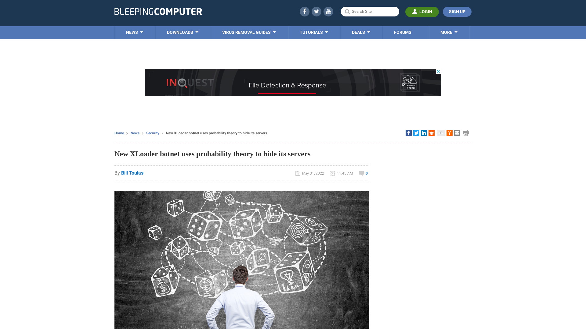 New XLoader botnet uses probability theory to hide its servers