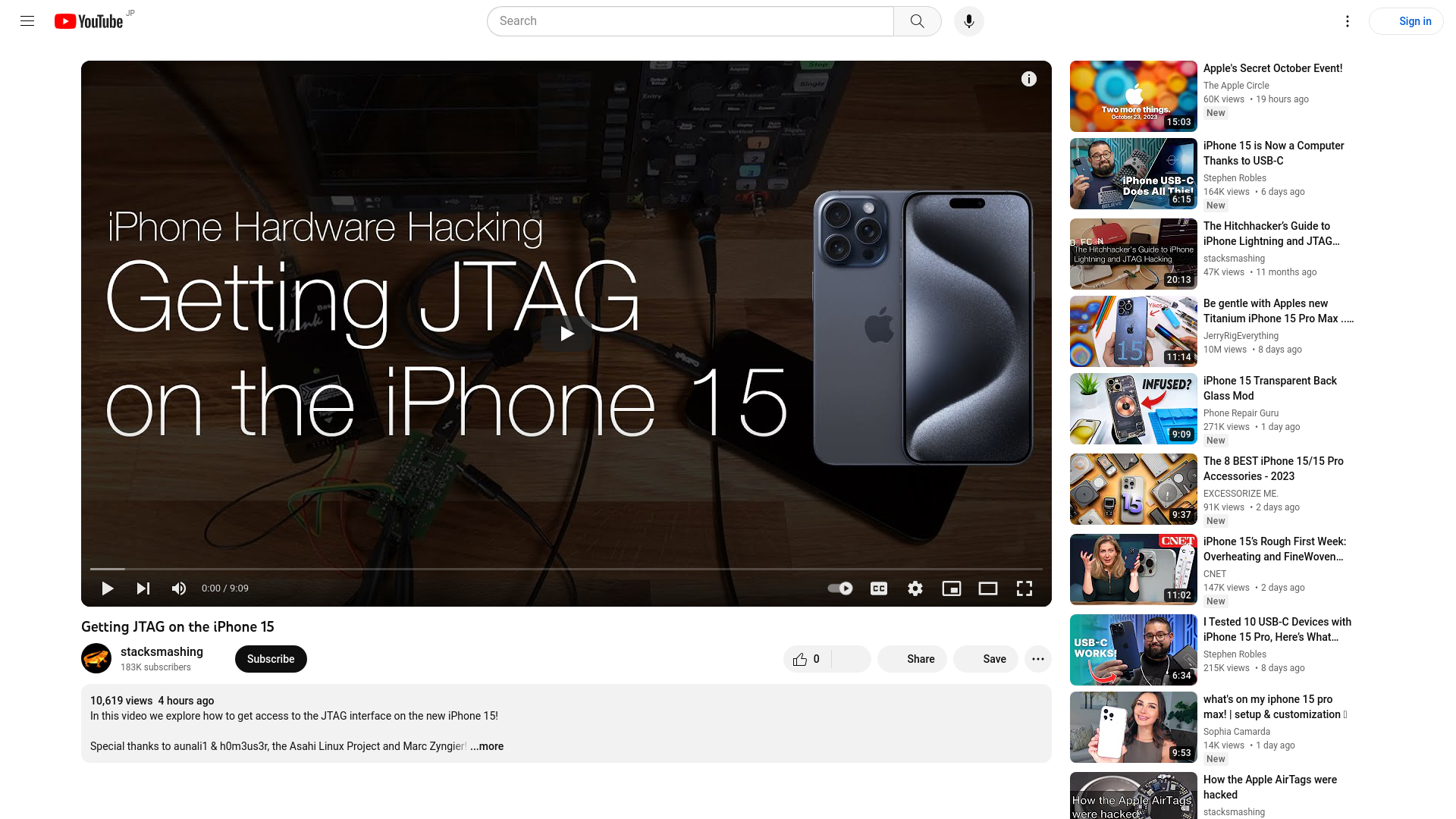 Getting JTAG on the iPhone 15 - YouTube