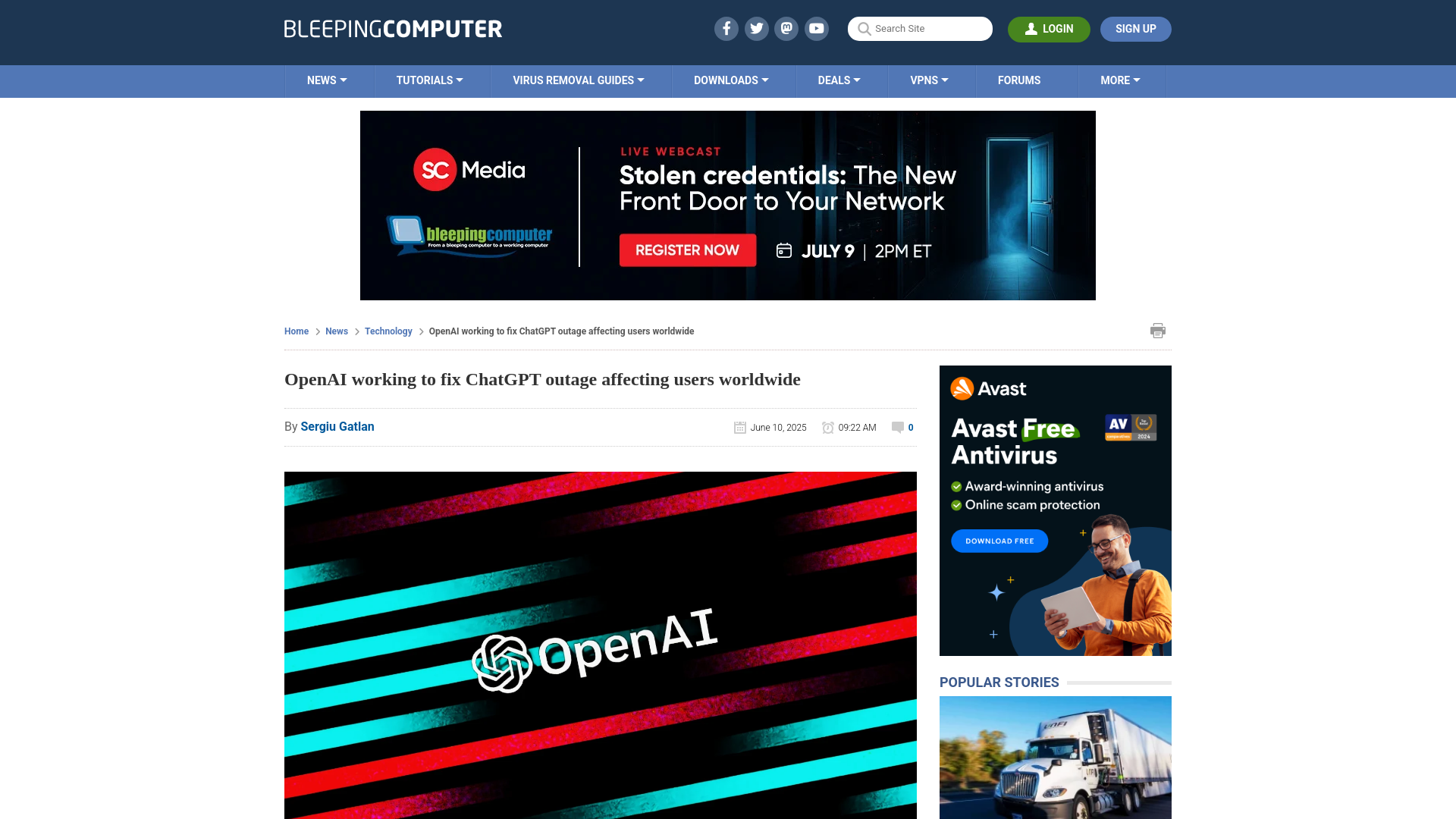 OpenAI working to fix ChatGPT outage affecting users worldwide