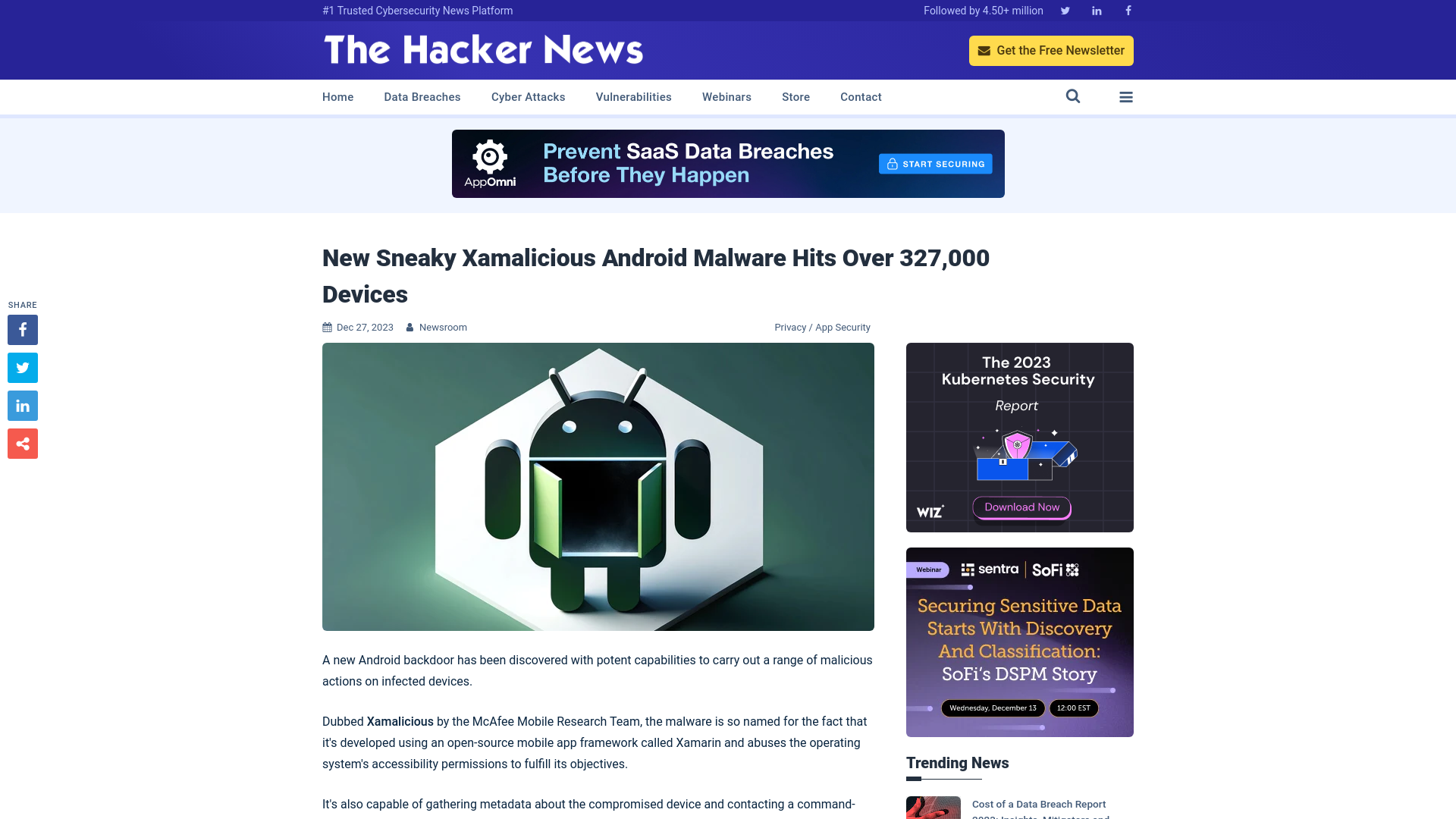 New Sneaky Xamalicious Android Malware Hits Over 327,000 Devices