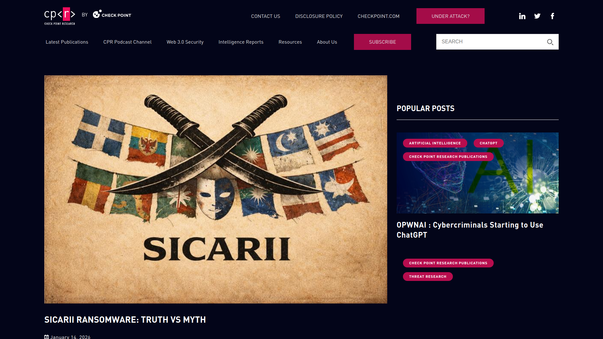 Sicarii Ransomware: Truth vs Myth - Check Point Research