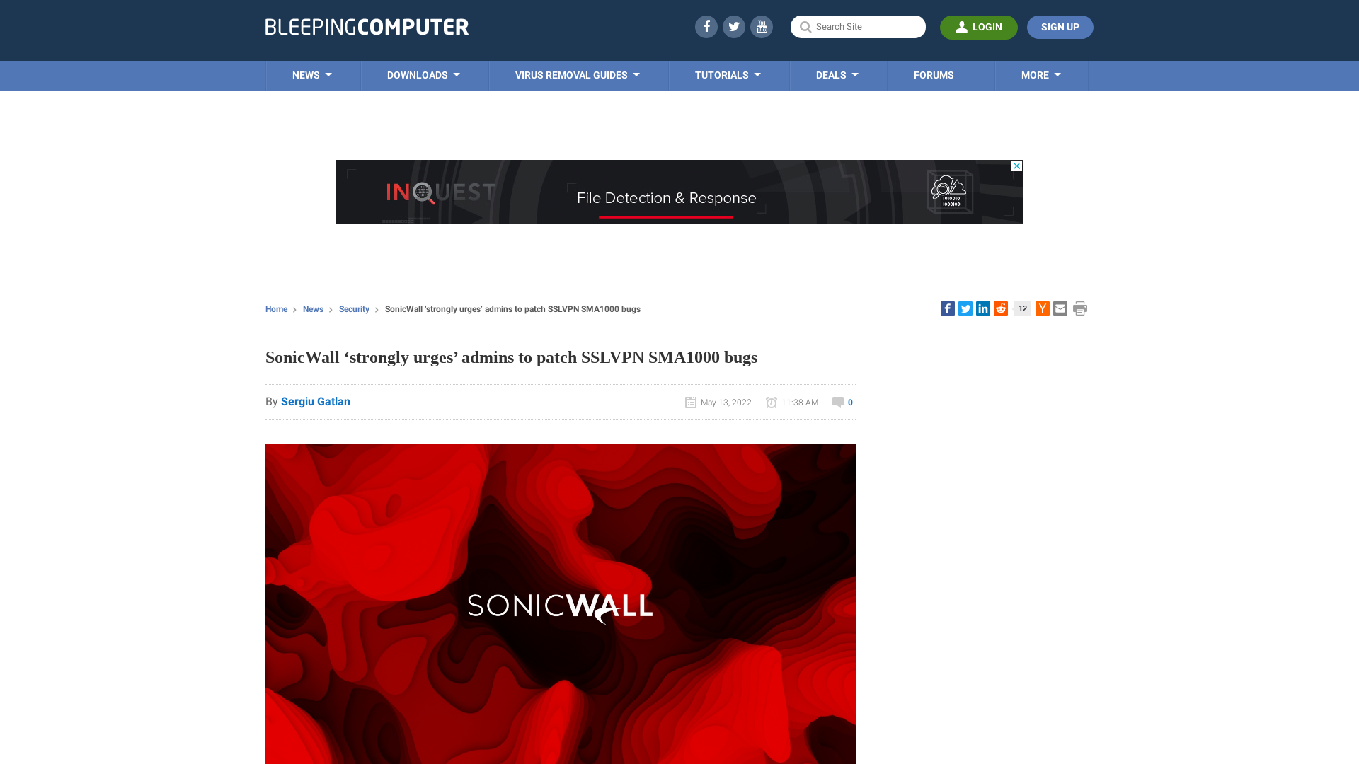 SonicWall ‘strongly urges’ admins to patch SSLVPN SMA1000 bugs