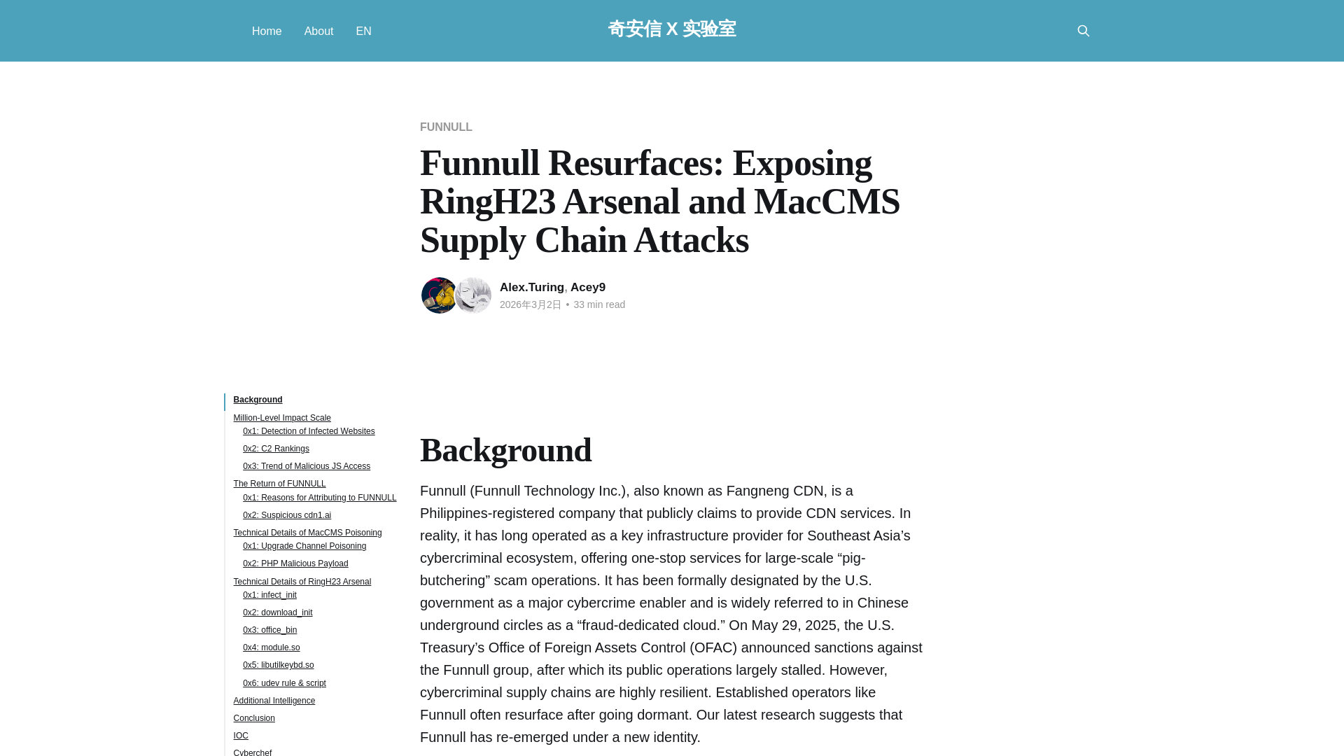 Funnull Resurfaces: Exposing RingH23 Arsenal and MacCMS Supply Chain Attacks