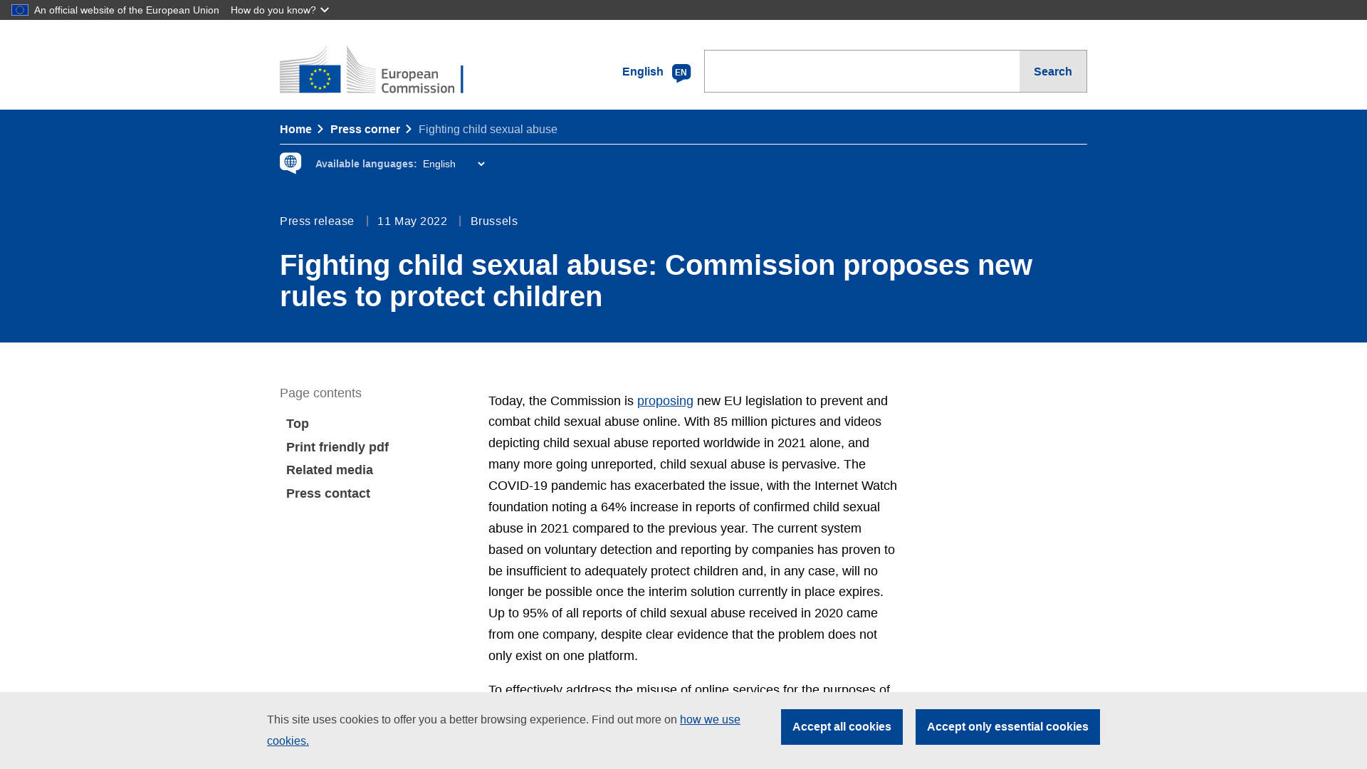 Fighting child sexual abuse