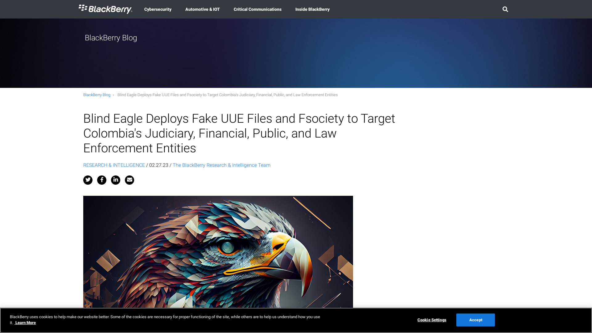 Blind Eagle Deploys Fake UUE Files and Fsociety to Target Colombia's Judiciary, Financial, Public, and Law Enforcement Entities