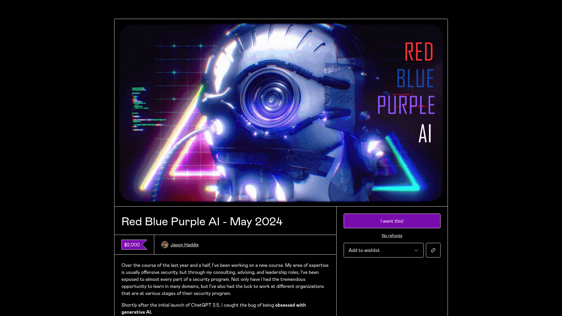 Red Blue Purple AI - May 2024