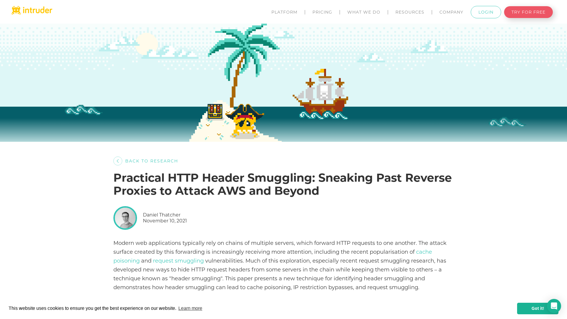 Practical HTTP Header Smuggling: Sneaking Past Reverse Proxies to Attack AWS and Beyond