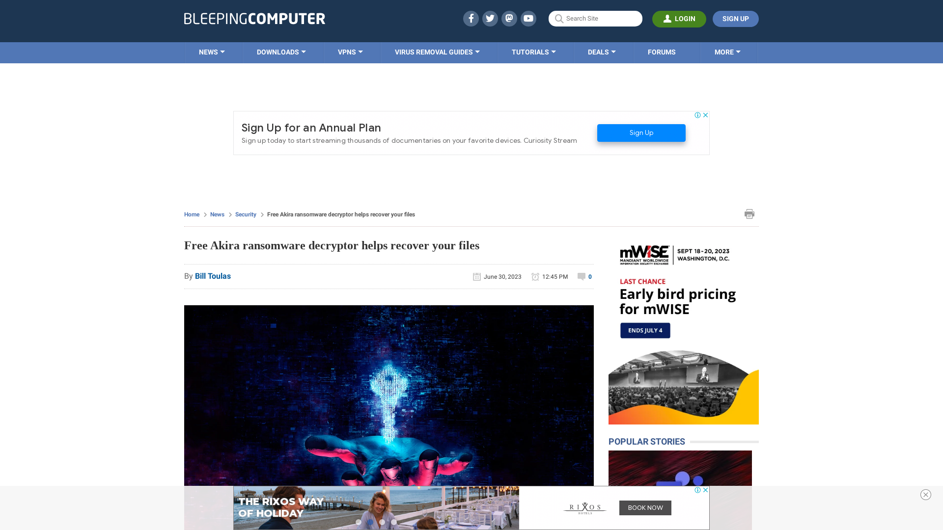 Free Akira ransomware decryptor helps recover your files