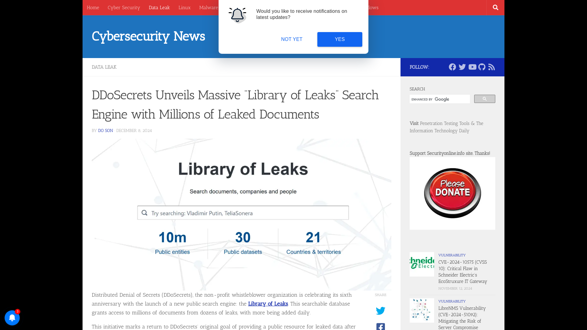 DDoSecrets Unveils Massive "Library of Leaks" Search Engine with Millions of Leaked Documents