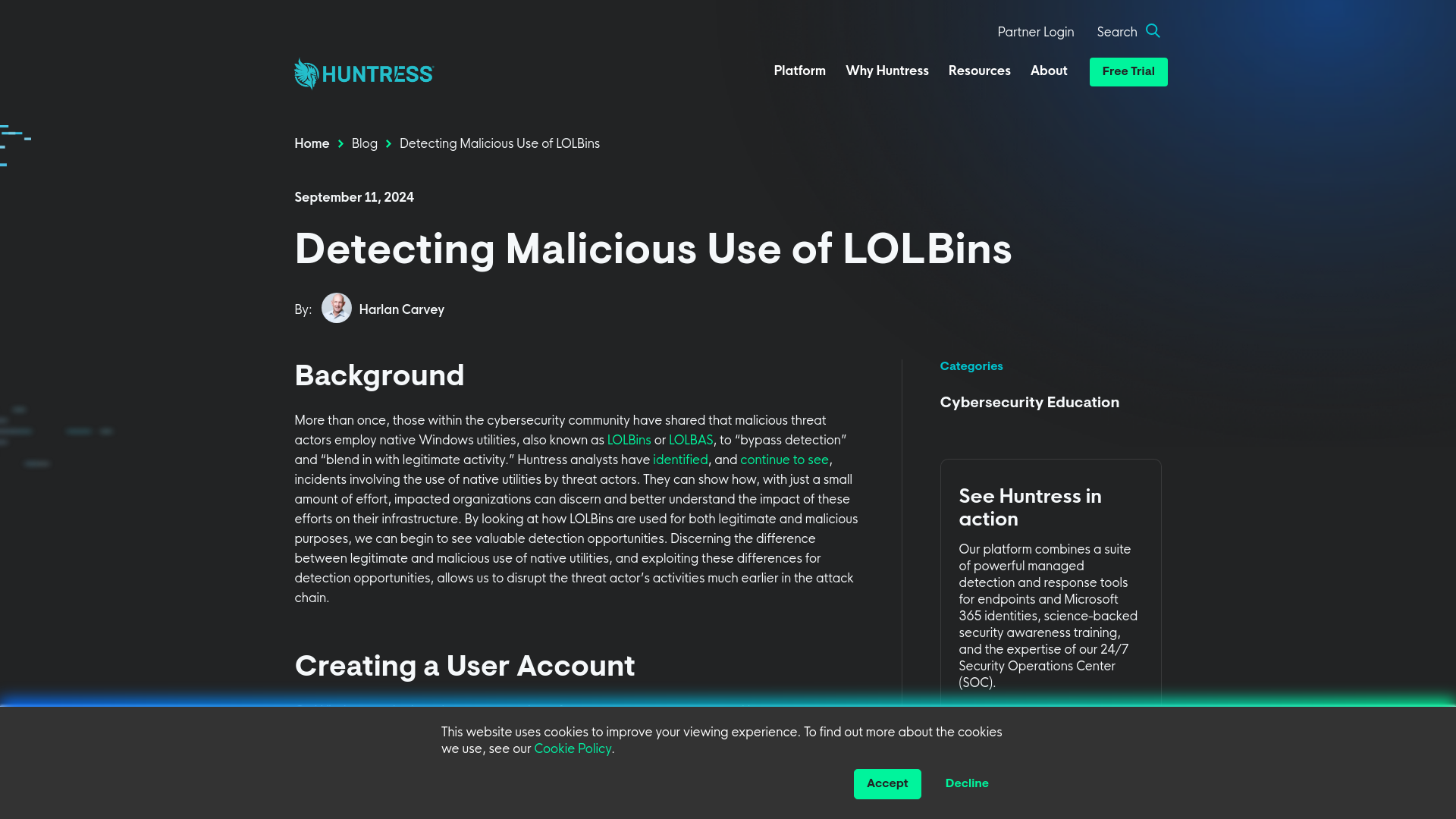 Detecting Malicious Use of LOLBins | Huntress