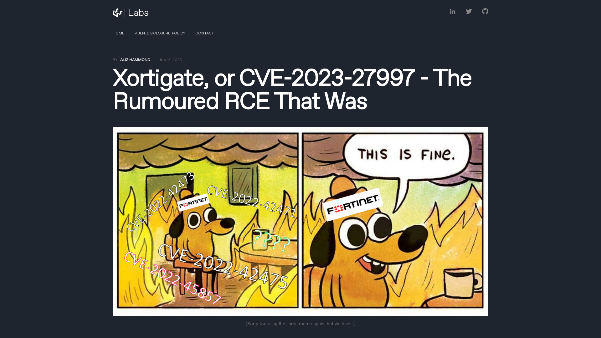 Xortigate, or CVE-2023-27997 - The Rumoured RCE That Was