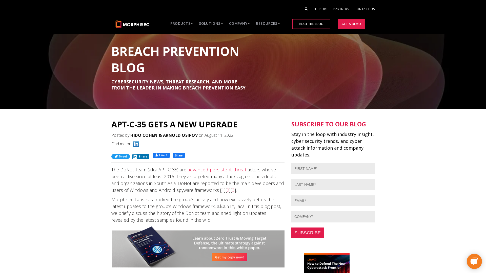 APT-C-35: New Windows Framework Revealed