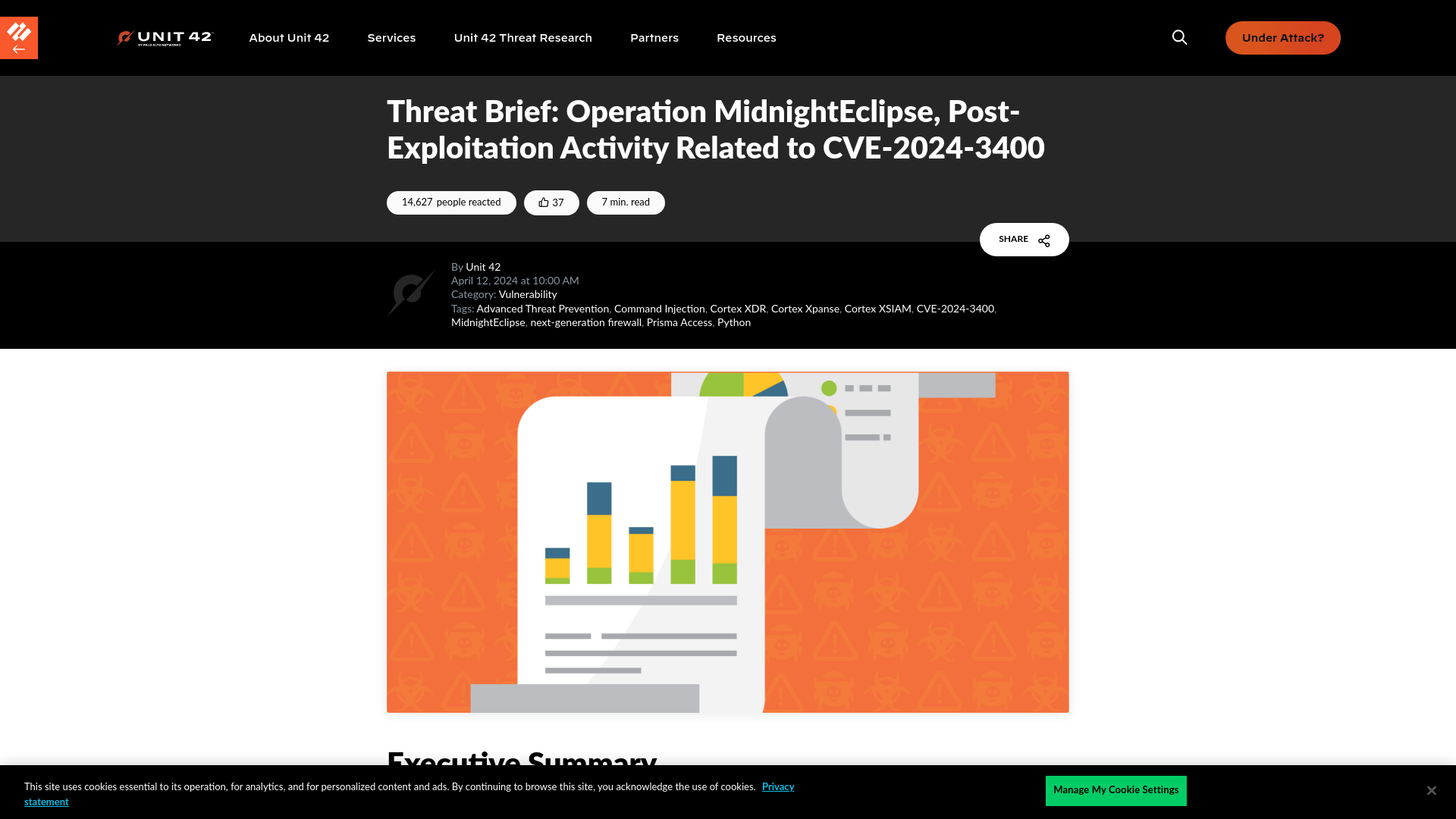 Threat Brief: Operation MidnightEclipse, Post-Exploitation Activity Related to CVE-2024-3400