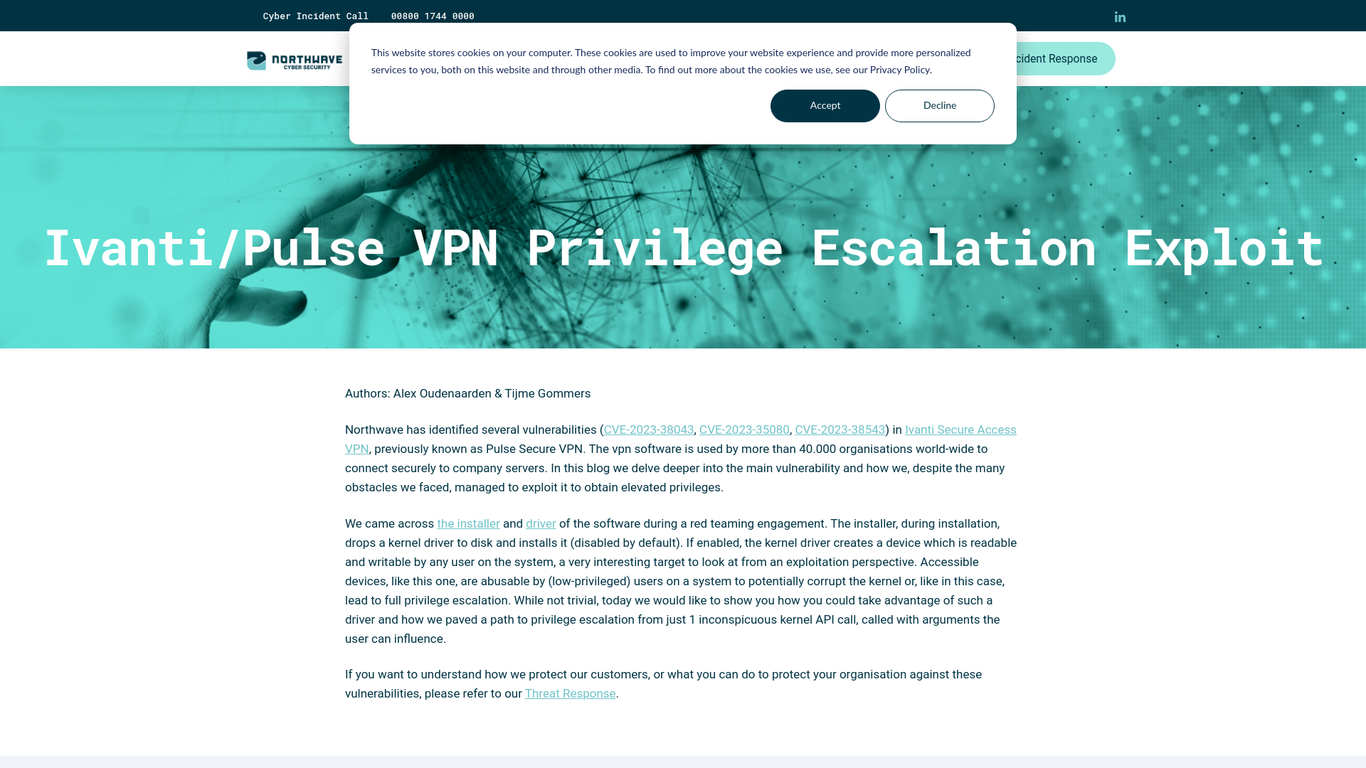 Ivanti/Pulse VPN privilege escalation exploit