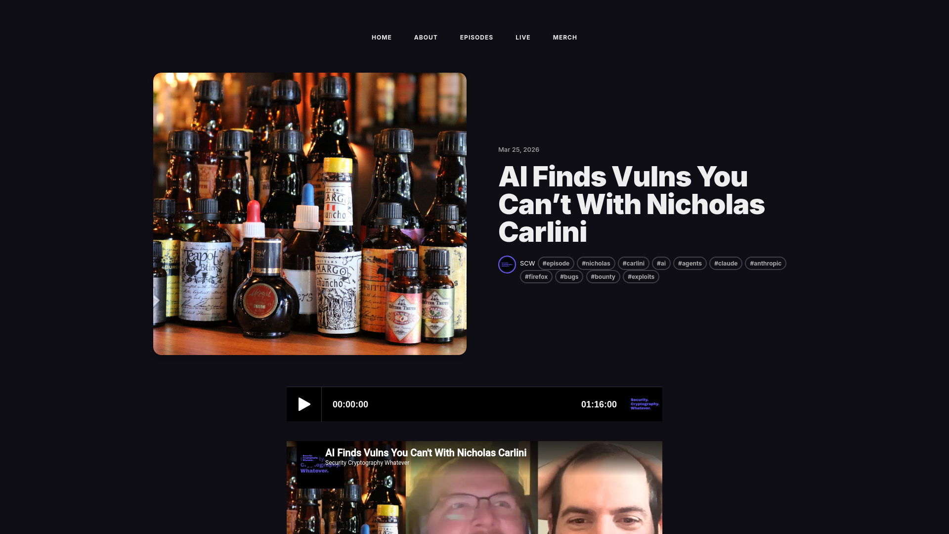 AI Finds Vulns You Can’t With Nicholas Carlini