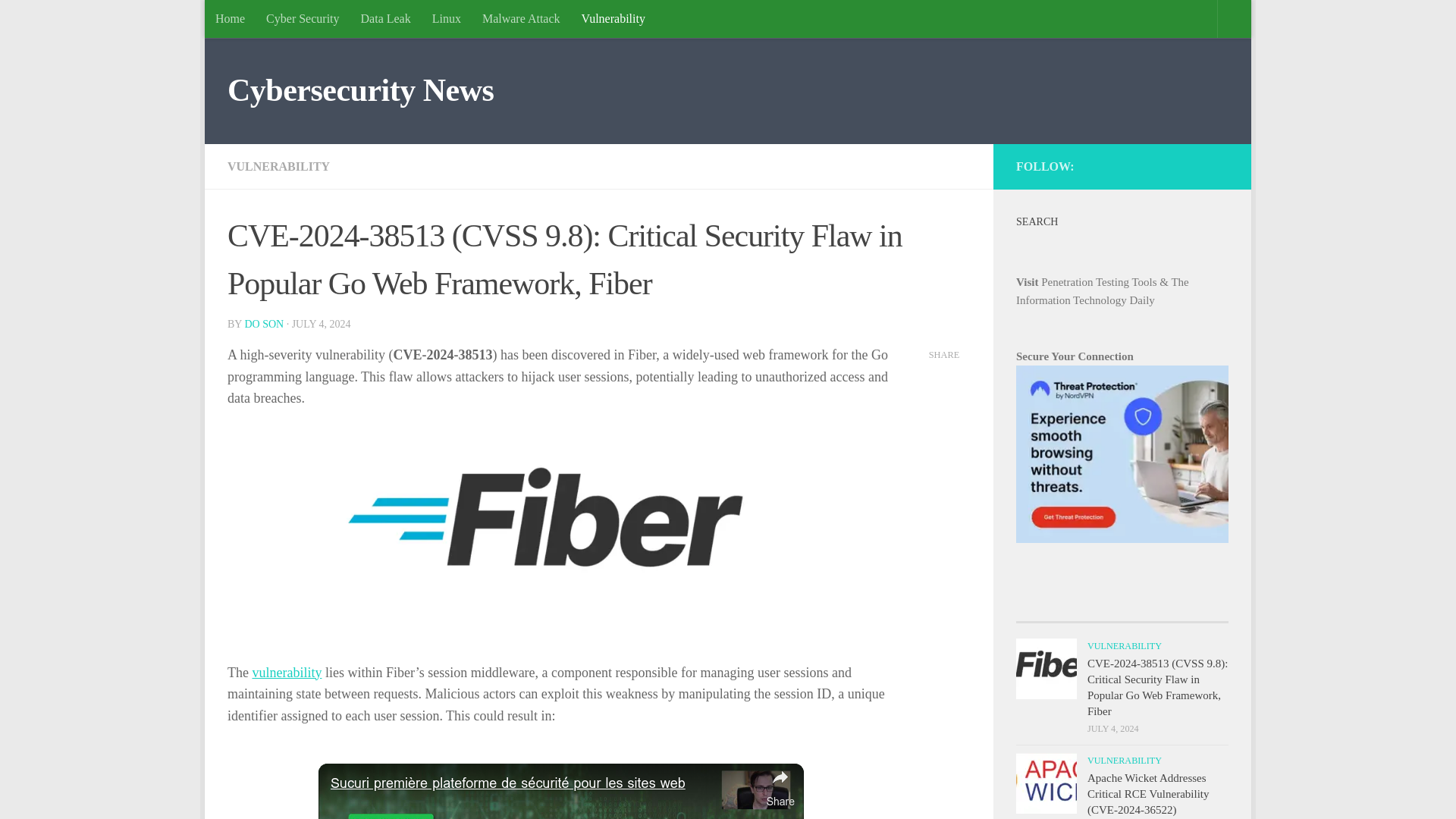 CVE-2024-38513 (CVSS 9.8): Critical Security Flaw in Popular Go Web Framework, Fiber