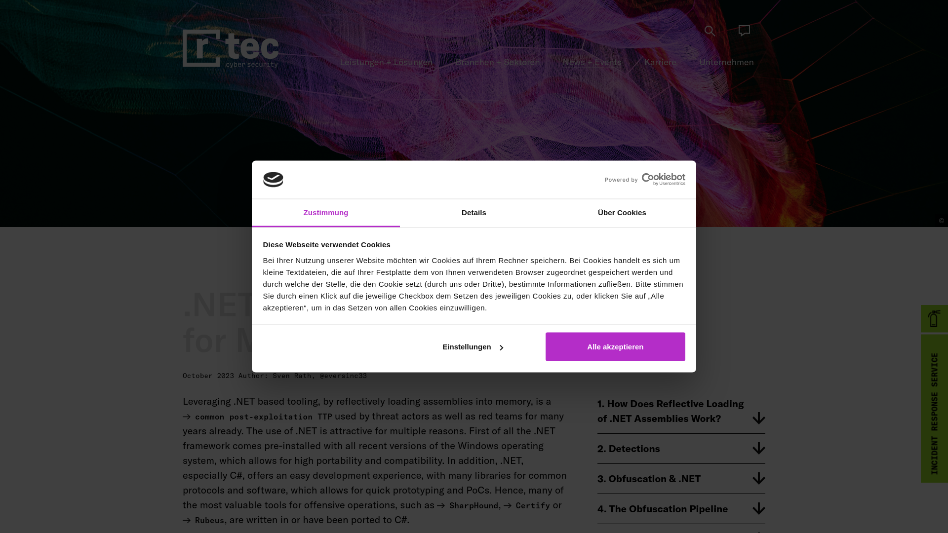 r-tec Blog | .NET Assembly Obfuscation for Memory Scanner Evasion - r-tec Cyber Security