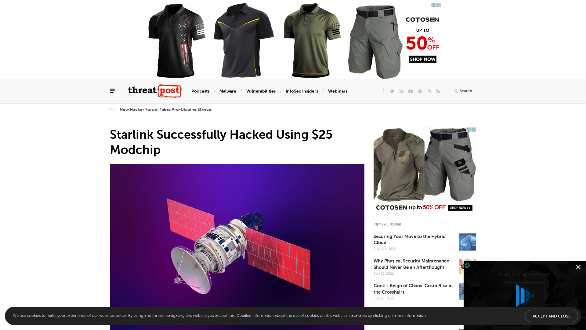 Starlink Successfully Hacked Using $25 Modchip | Threatpost