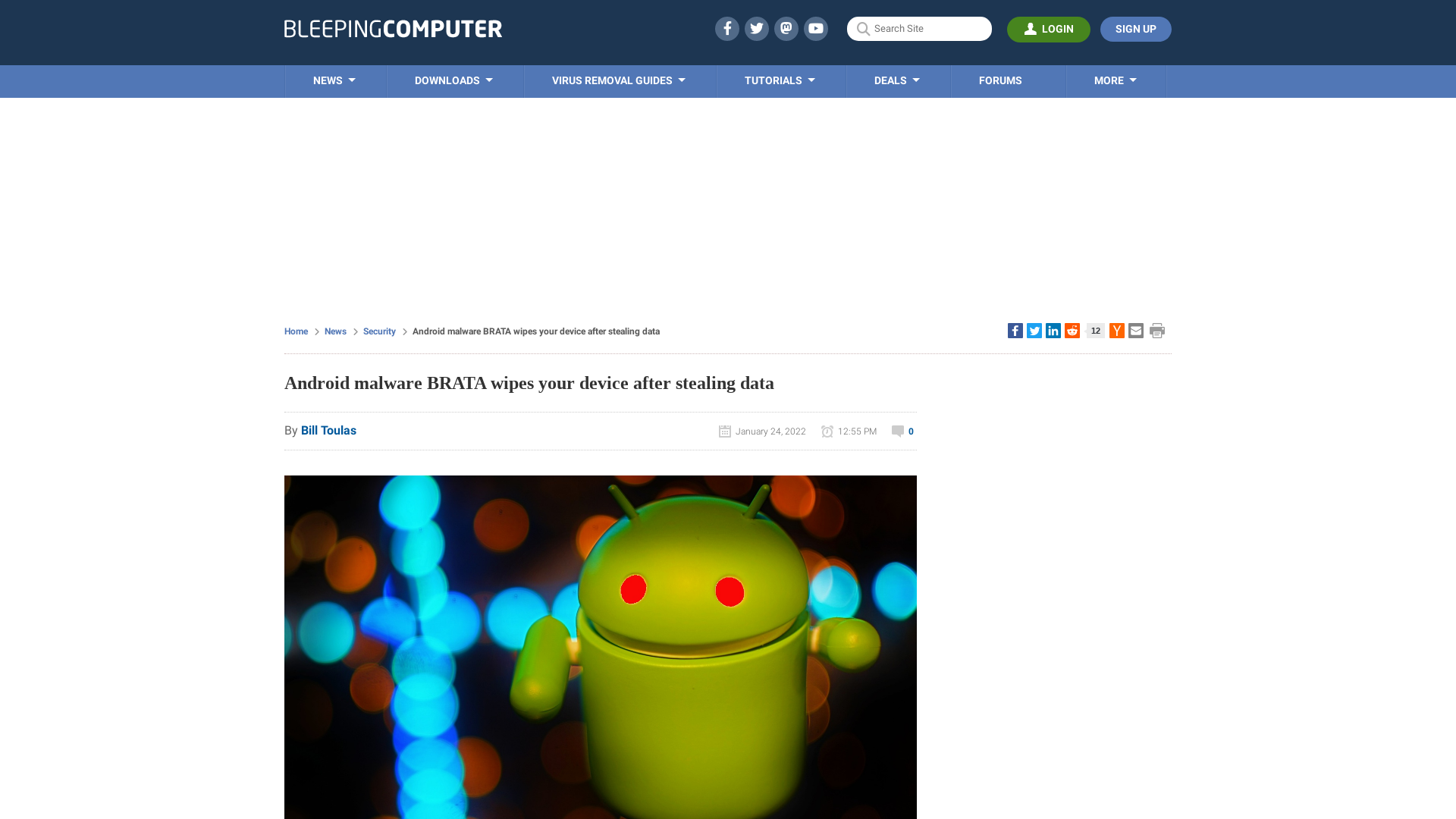 Android malware BRATA wipes your device after stealing data