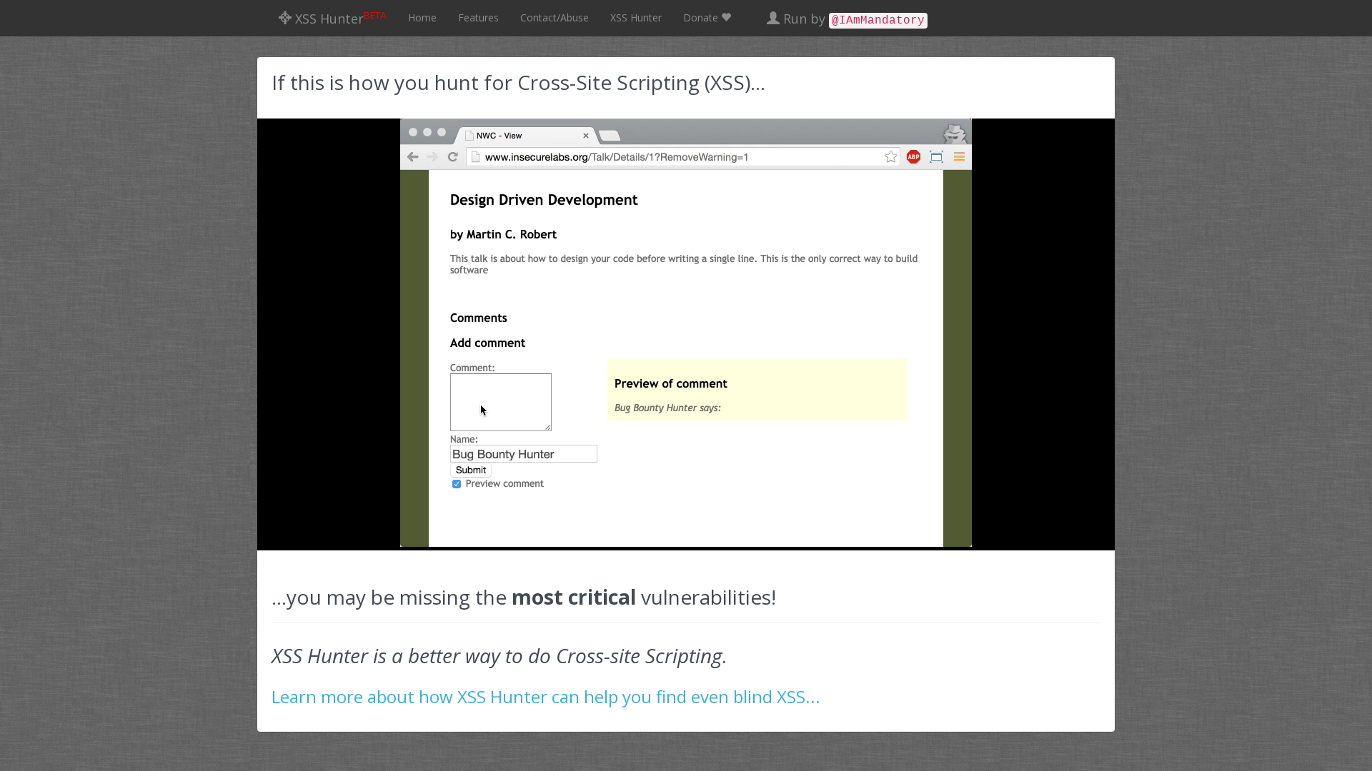 XSS Hunter