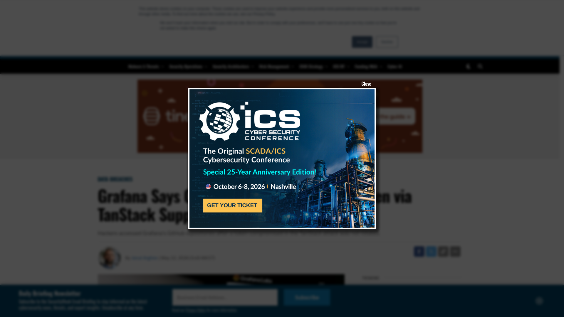 Grafana Says Codebase and Other Data Stolen via TanStack Supply Chain Attack - SecurityWeek