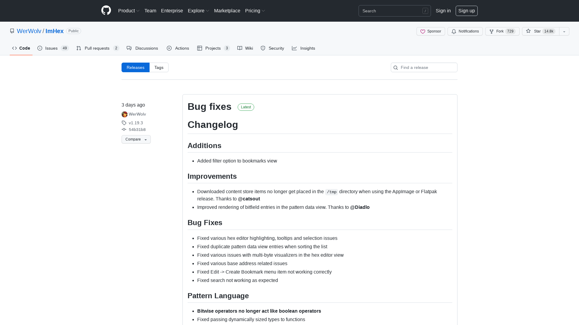 Releases · WerWolv/ImHex · GitHub