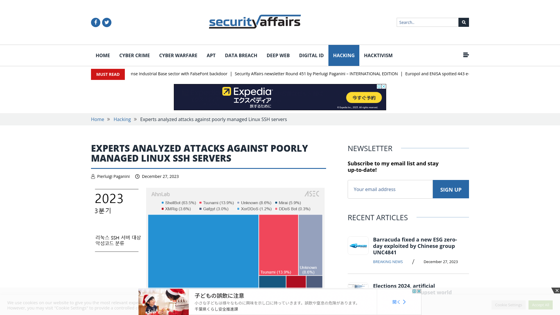 Experts analyzed attacks against poorly managed Linux SSH servers