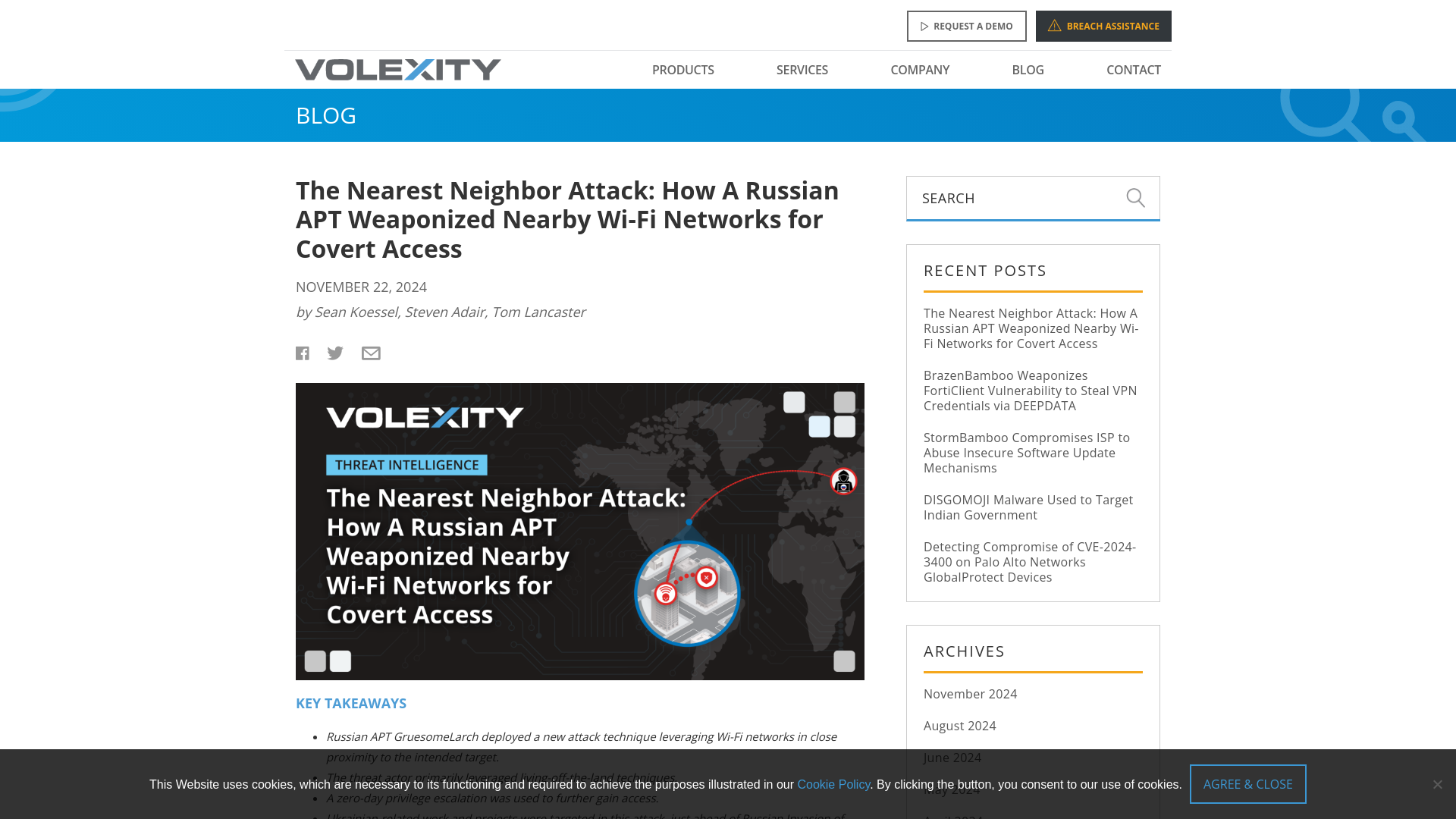 The Nearest Neighbor Attack: How A Russian APT Weaponized Nearby Wi-Fi Networks for Covert Access | Volexity